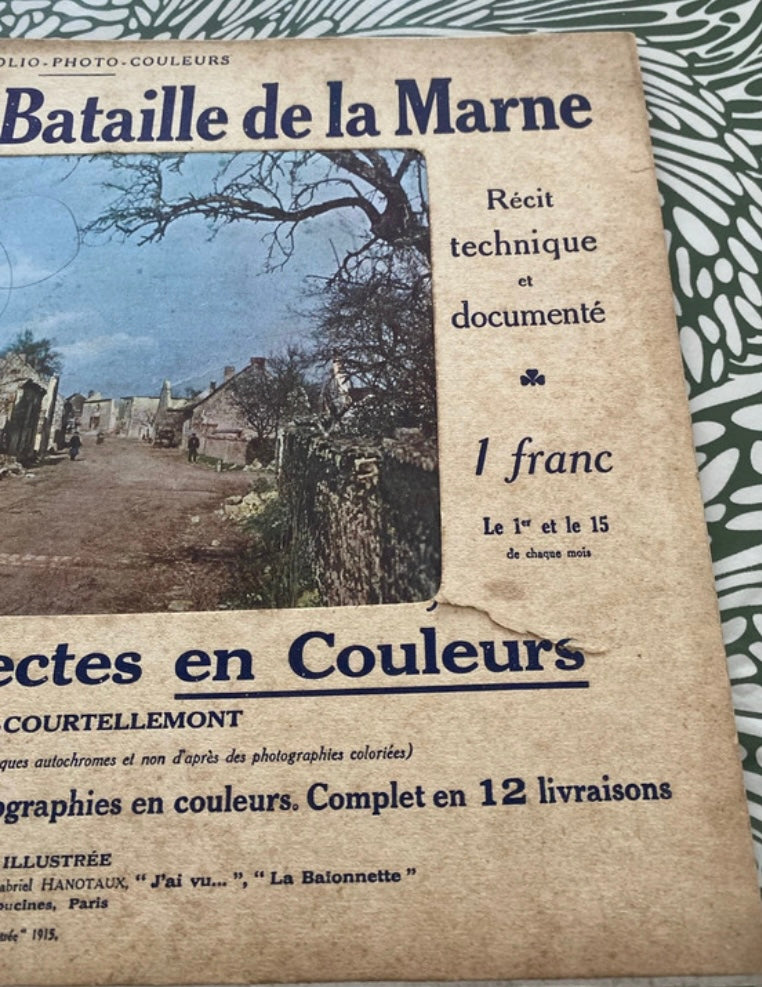 Revue Portfolio les champs de bataille de la Marne numéro 7. Début 1900