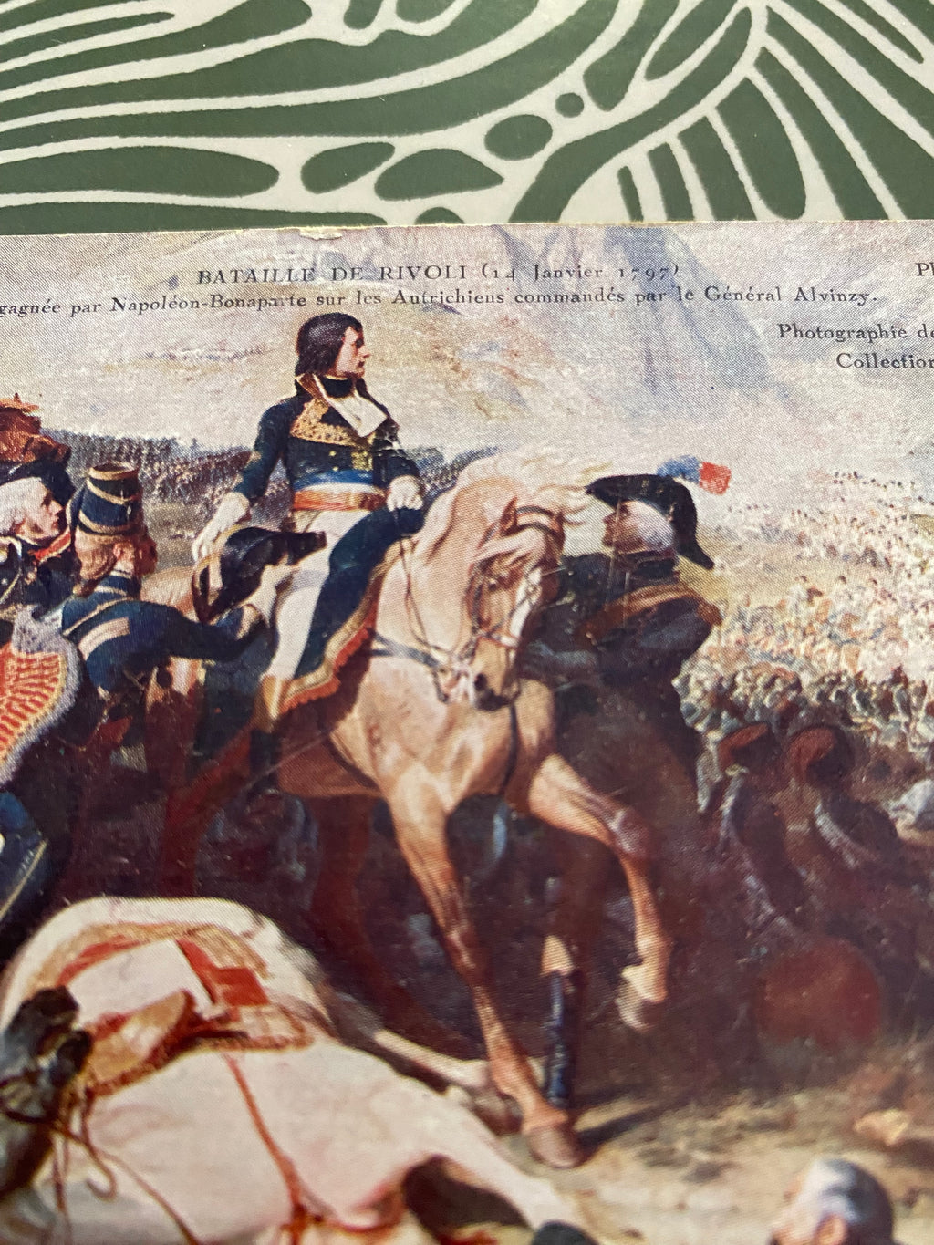 Carte postale Napoléon. La bataille de Rivoli