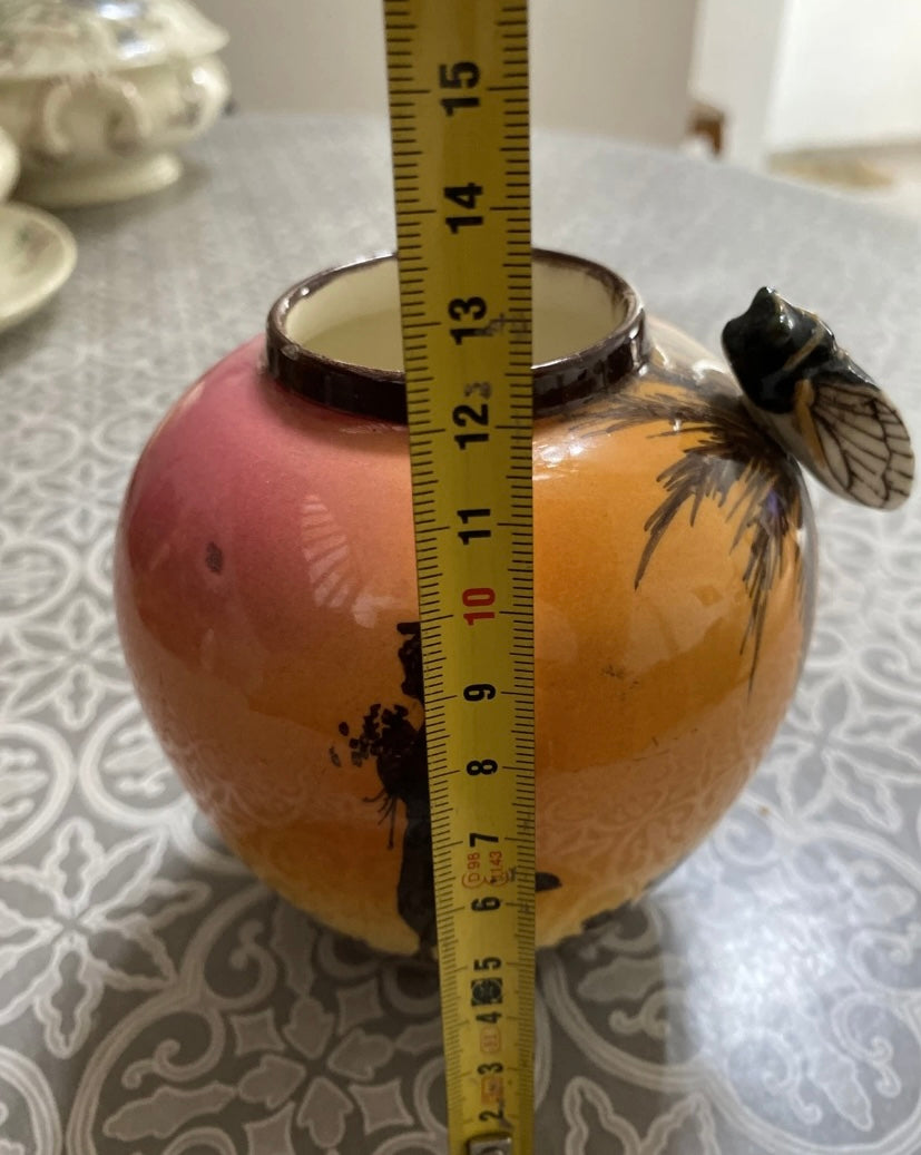 Vallauris petit vase ancien. Provençale Grillon