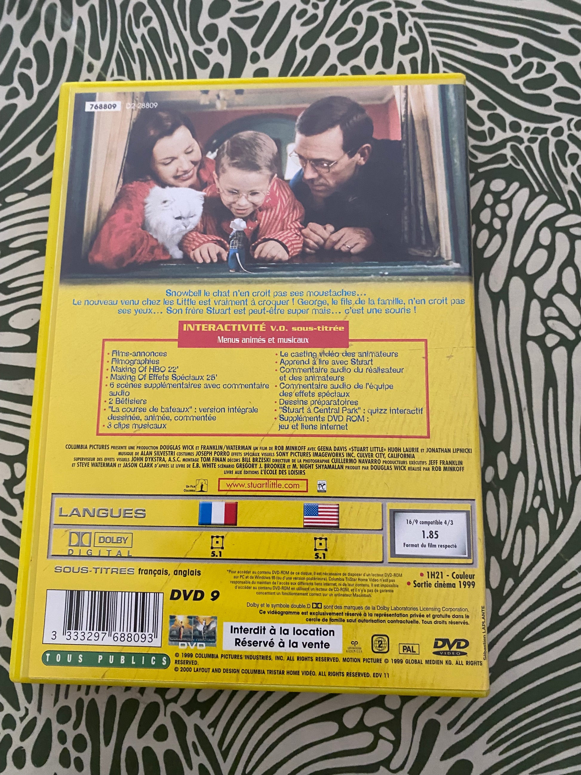 DVD Stuart Little. La famille Little s’agrandit