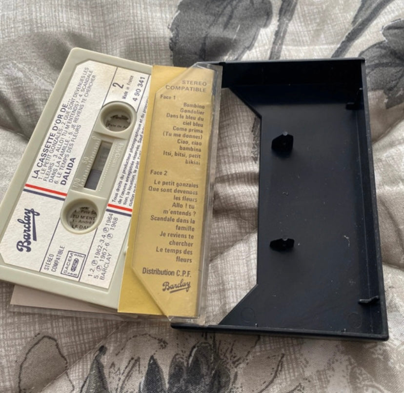 Cassette audio Dalida. La cassette d’or