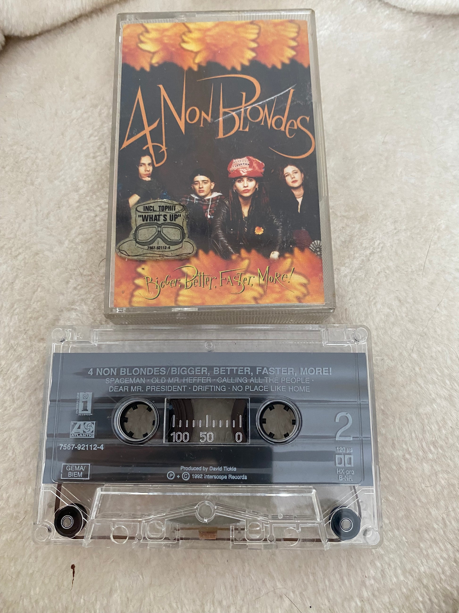 Cassette audio 4 non blondes. Bigger Better Faster Mord!