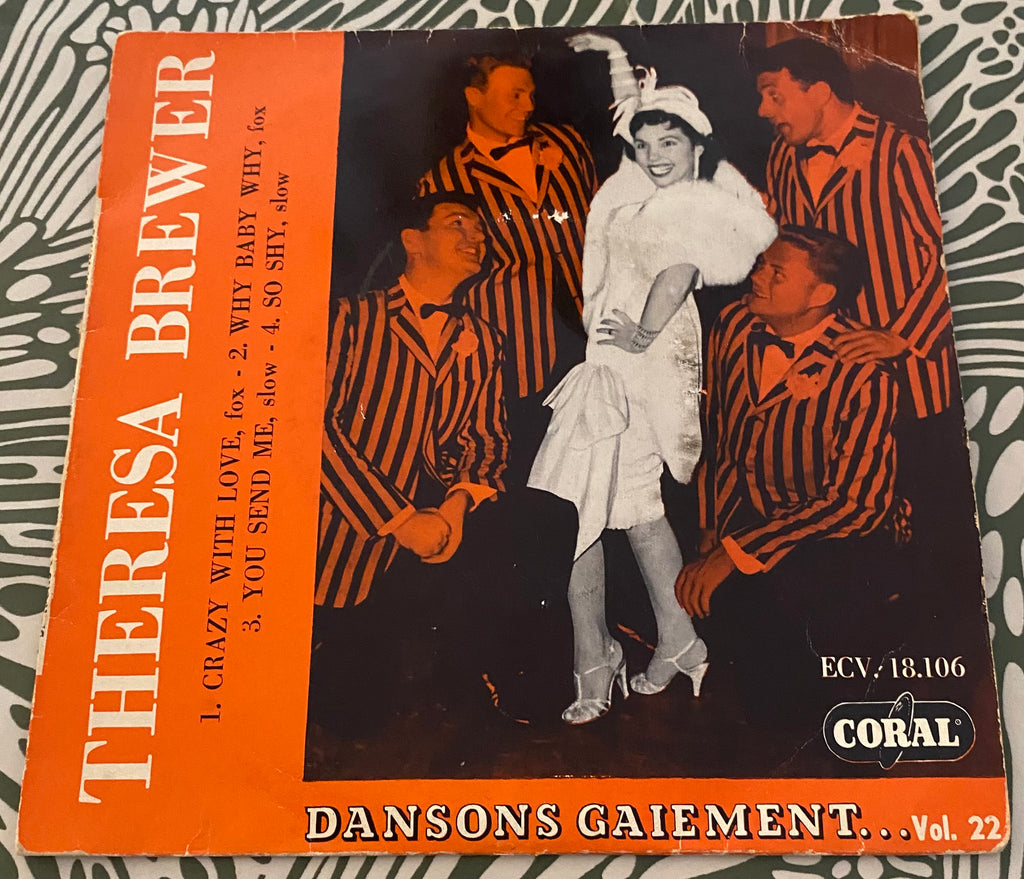 Disque vinyle 45 Tours Theresa Brewer. Crazy With Love