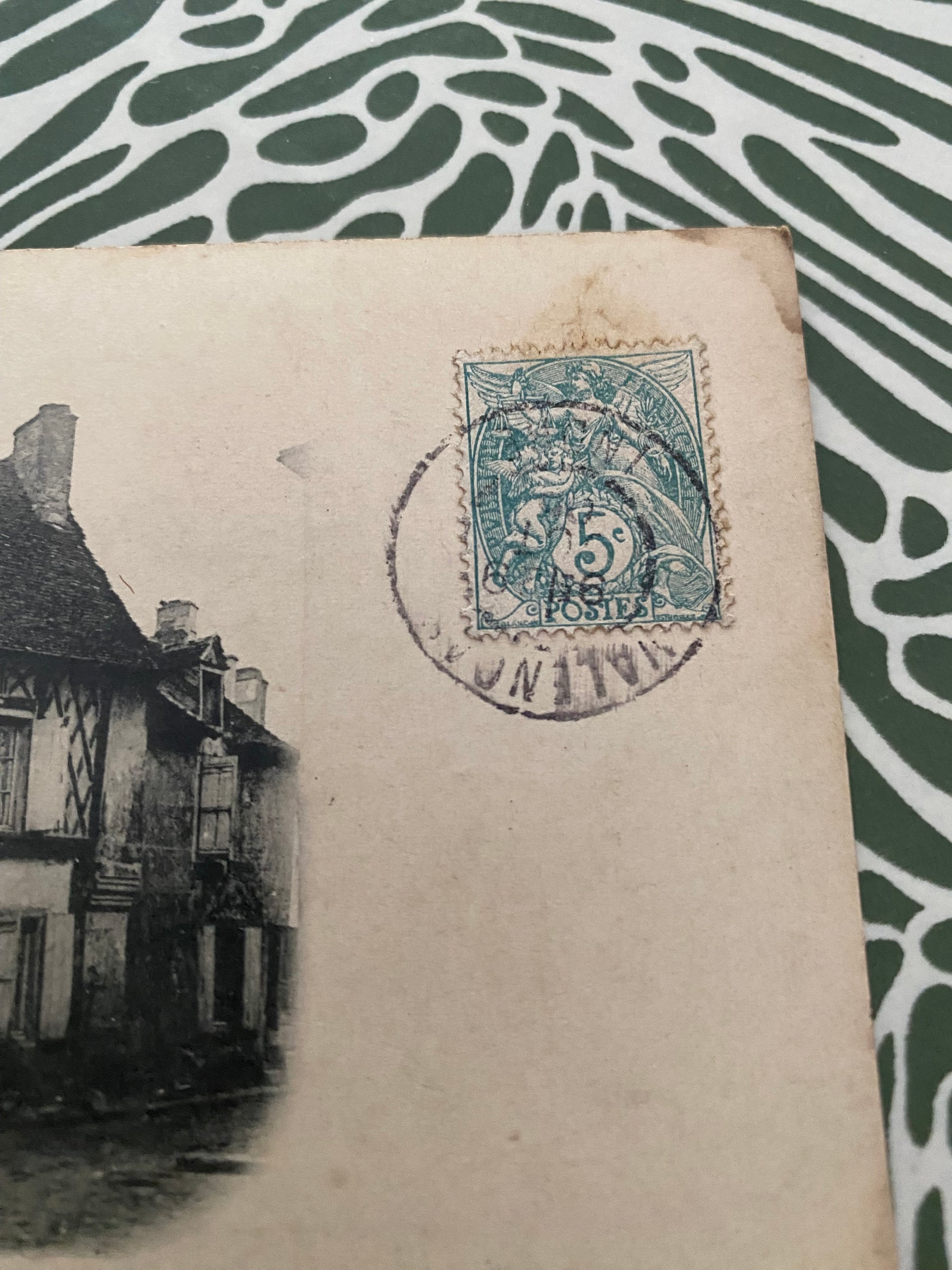 Carte postale ancienne Lévroux Indre La maison de bois