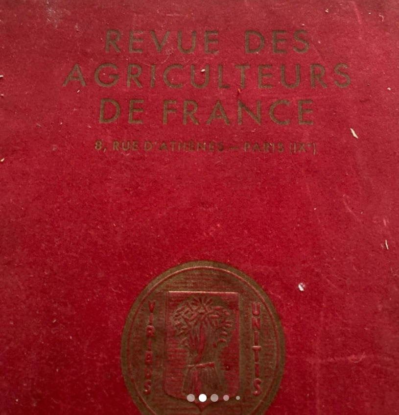 Livre ancien revue des agriculteurs de France. Le cheval 1935
