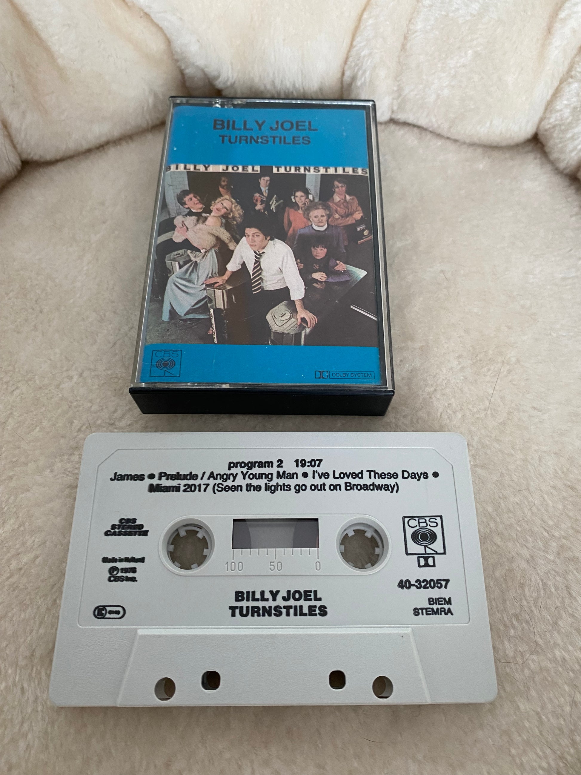 Cassette audio Billy Joel. Turnstiles