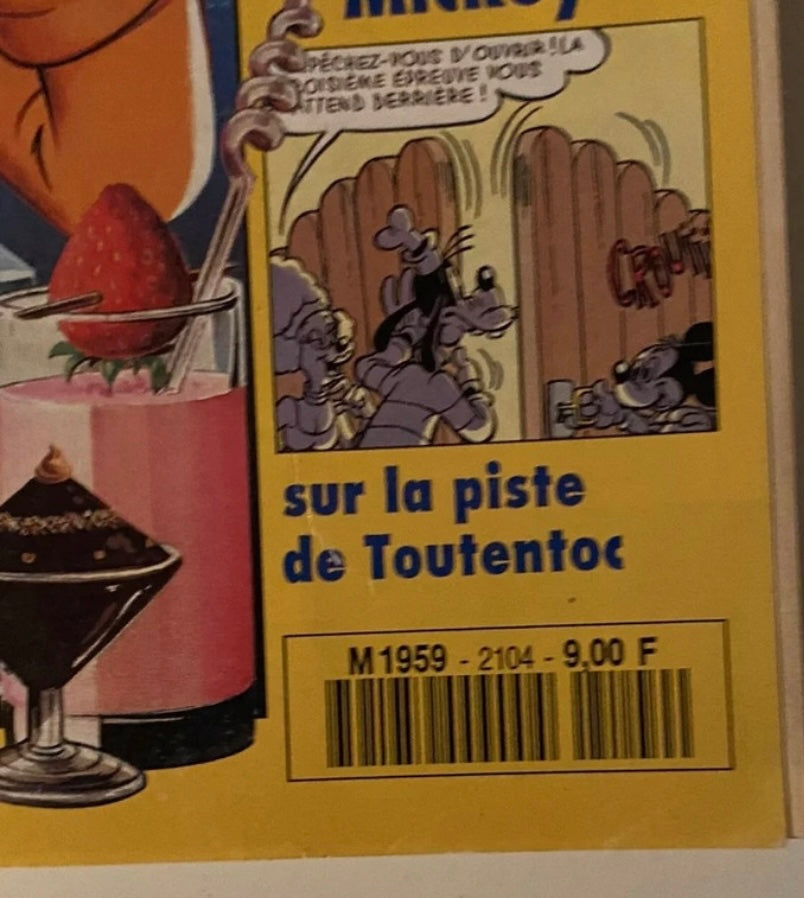 Bd ancienne le journal de Mickey numéro 2104