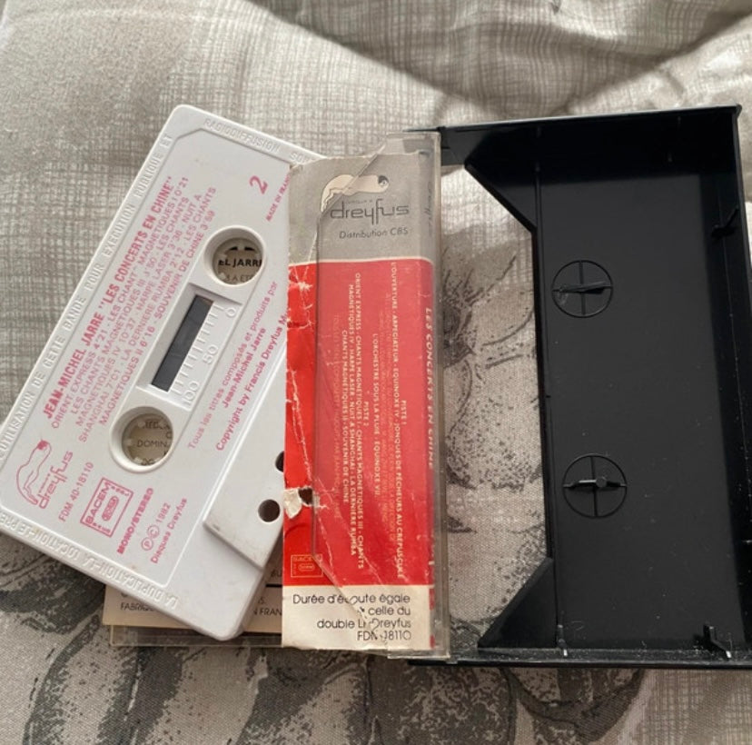 Cassette audio Jean Michel Jarre. Les concerts en Chine