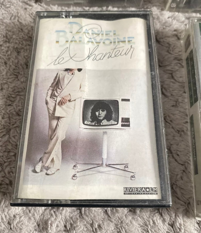 Cassettes audio Daniel Balavoine Lot de 4