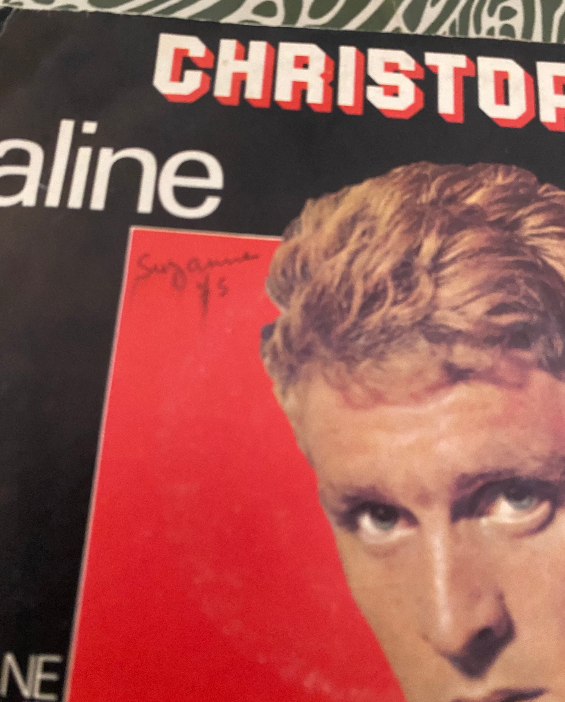 Disque vinyle 45 Tours Christophe. Aline