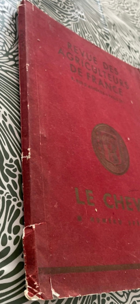 Livre ancien revue des agriculteurs de France. Le cheval 1935