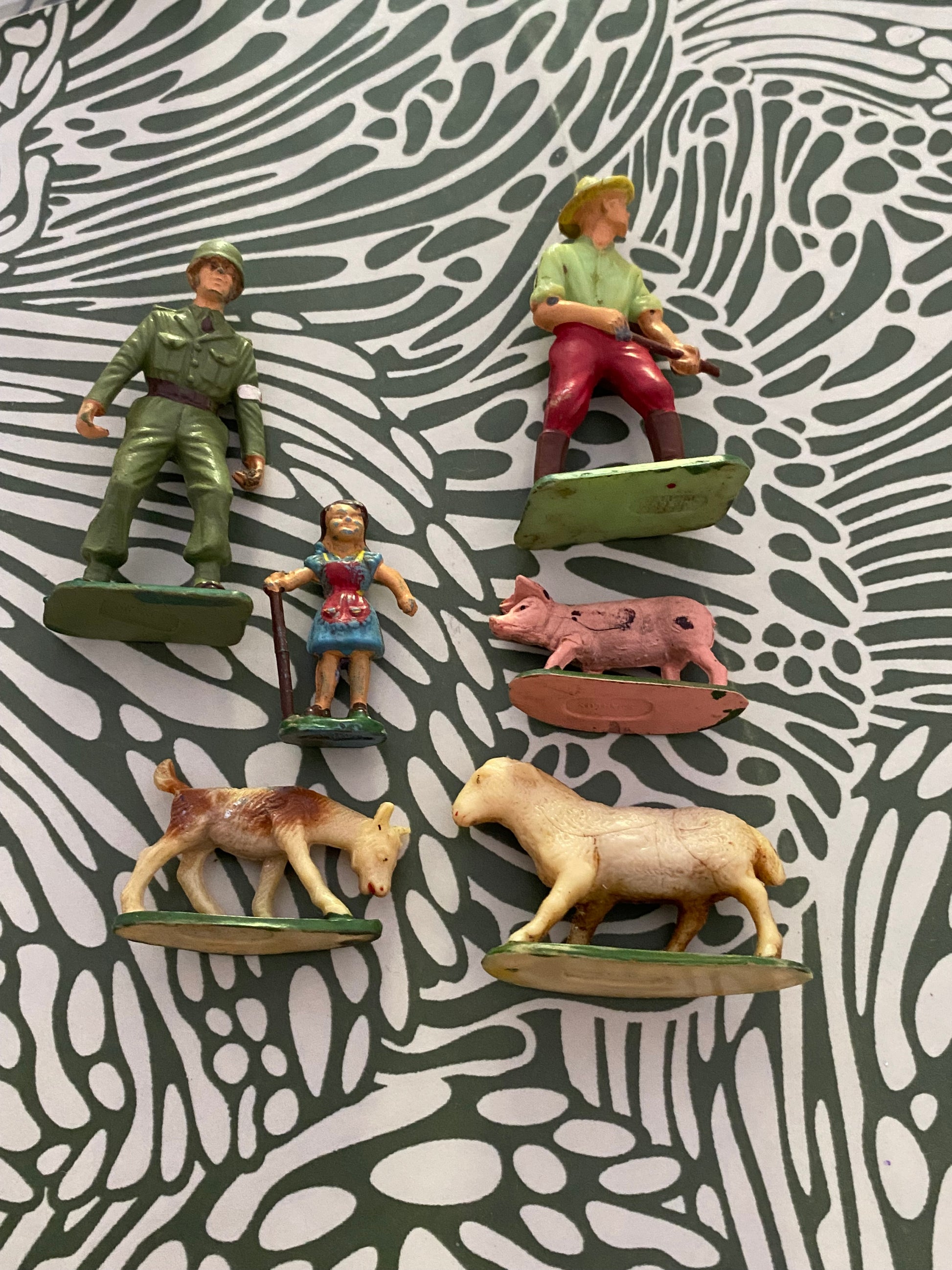 Figurines animal anciens Starlux Lot de 6