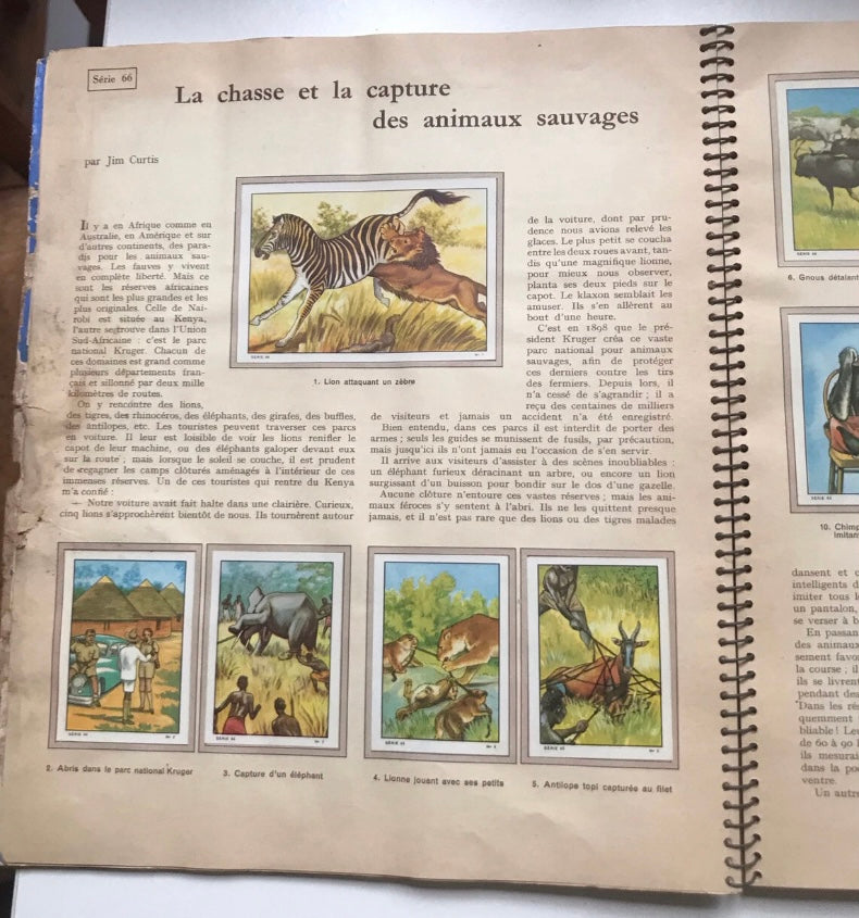 Album d’images Nestlé ancien 1957-1958. Complet. Les merveilles du monde