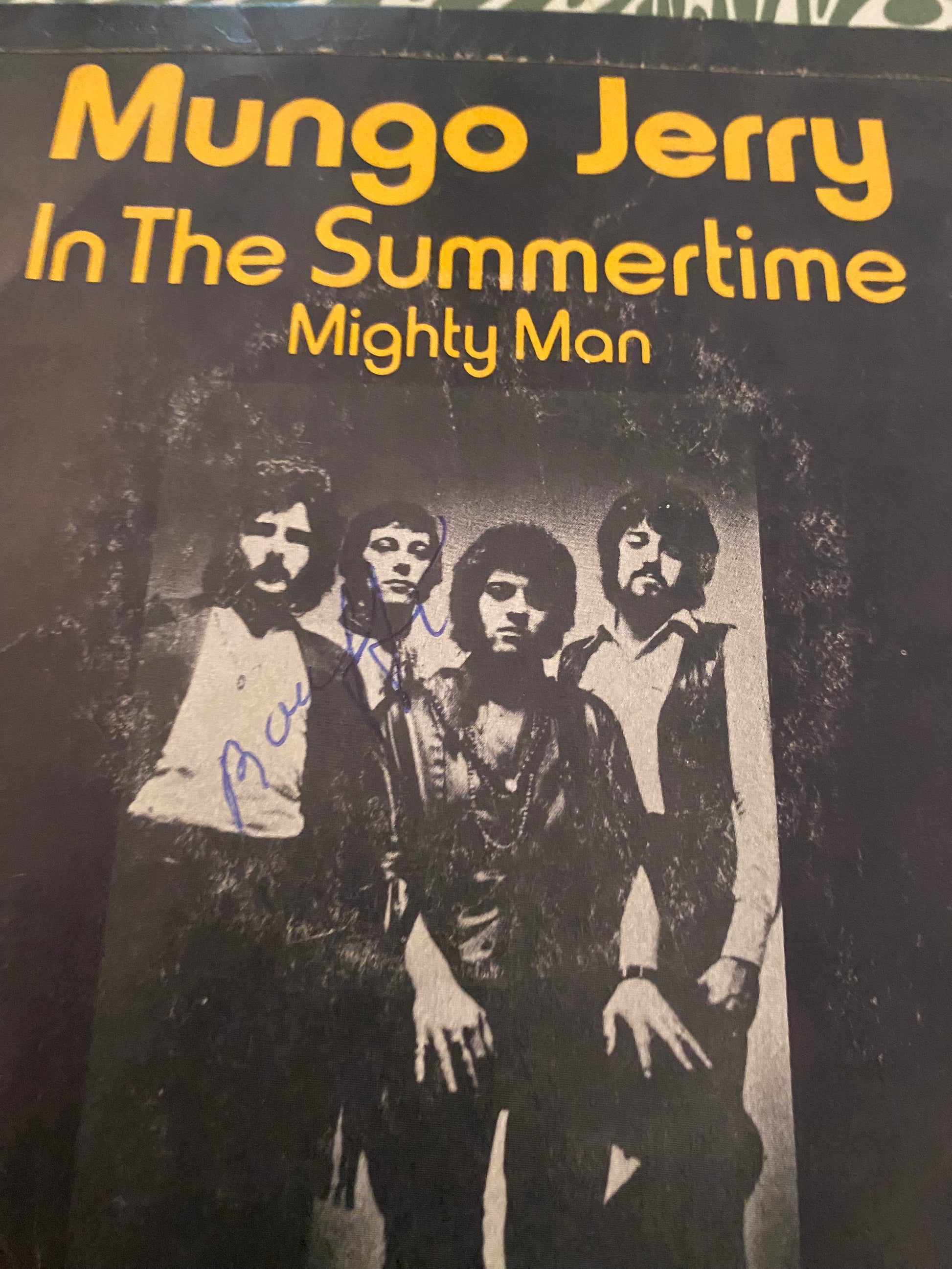Disque vinyle 45 tours Mungo Jerry. In the Summertime