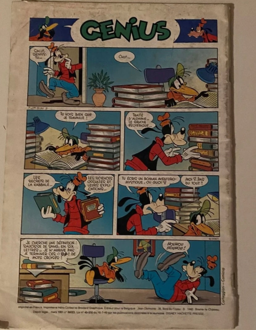 Bd ancienne le journal de Mickey numéro 2021