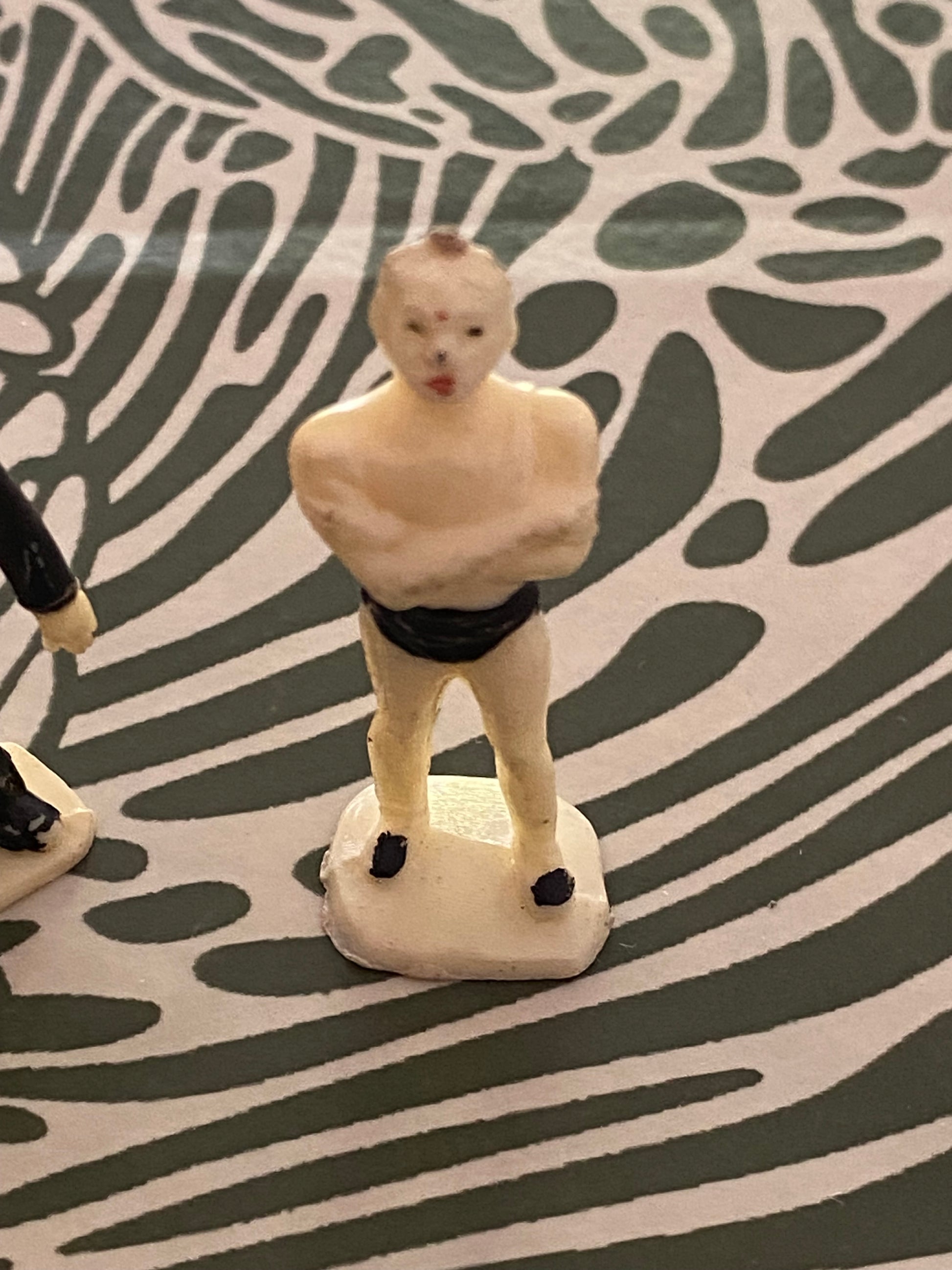 Figurines publicitaires Café Nadi. Rare personnages de cirque Lot de 2. Année 50.