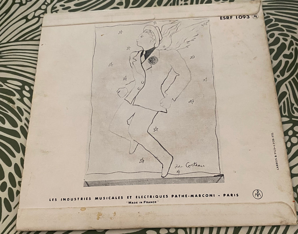 Disque vinyle 45 tours Charles Trenet. La maison du poète