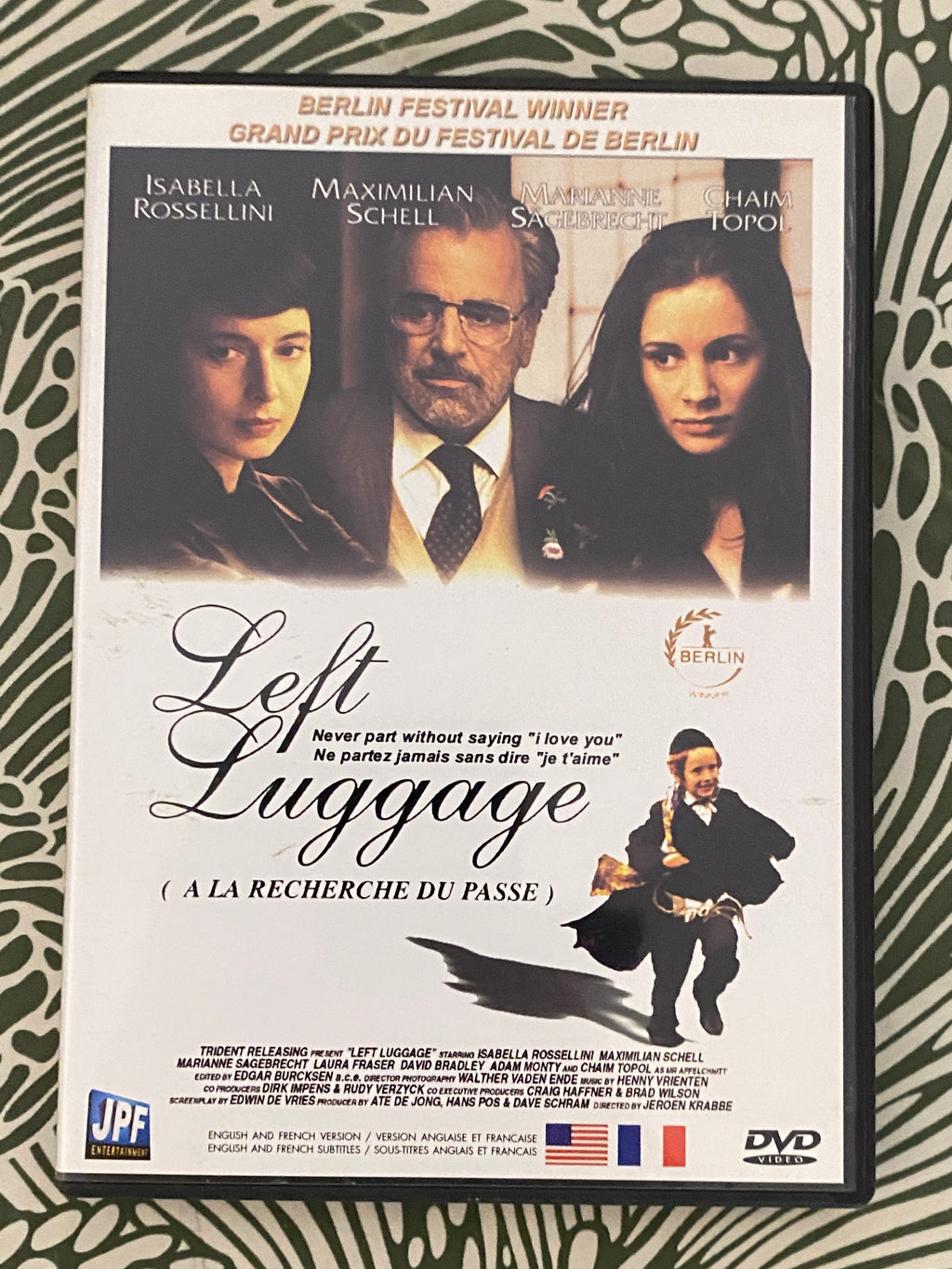DVD film Left Luggage. À la rechercher du passé