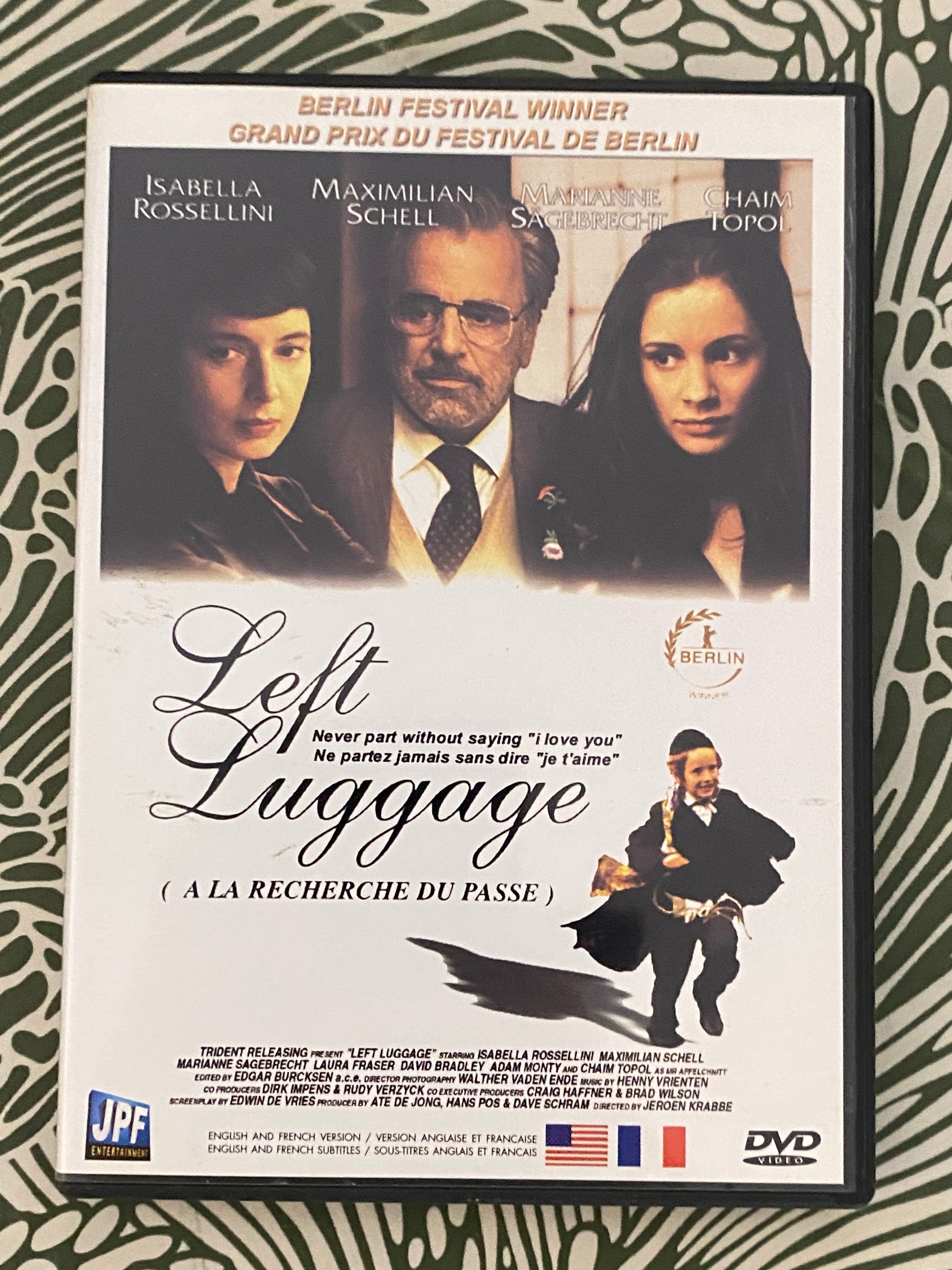 DVD film Left Luggage. À la rechercher du passé