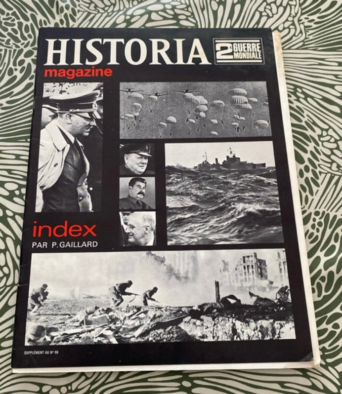 Magazine ancien histoire deuxième guerre mondiale supplément numéro 96.