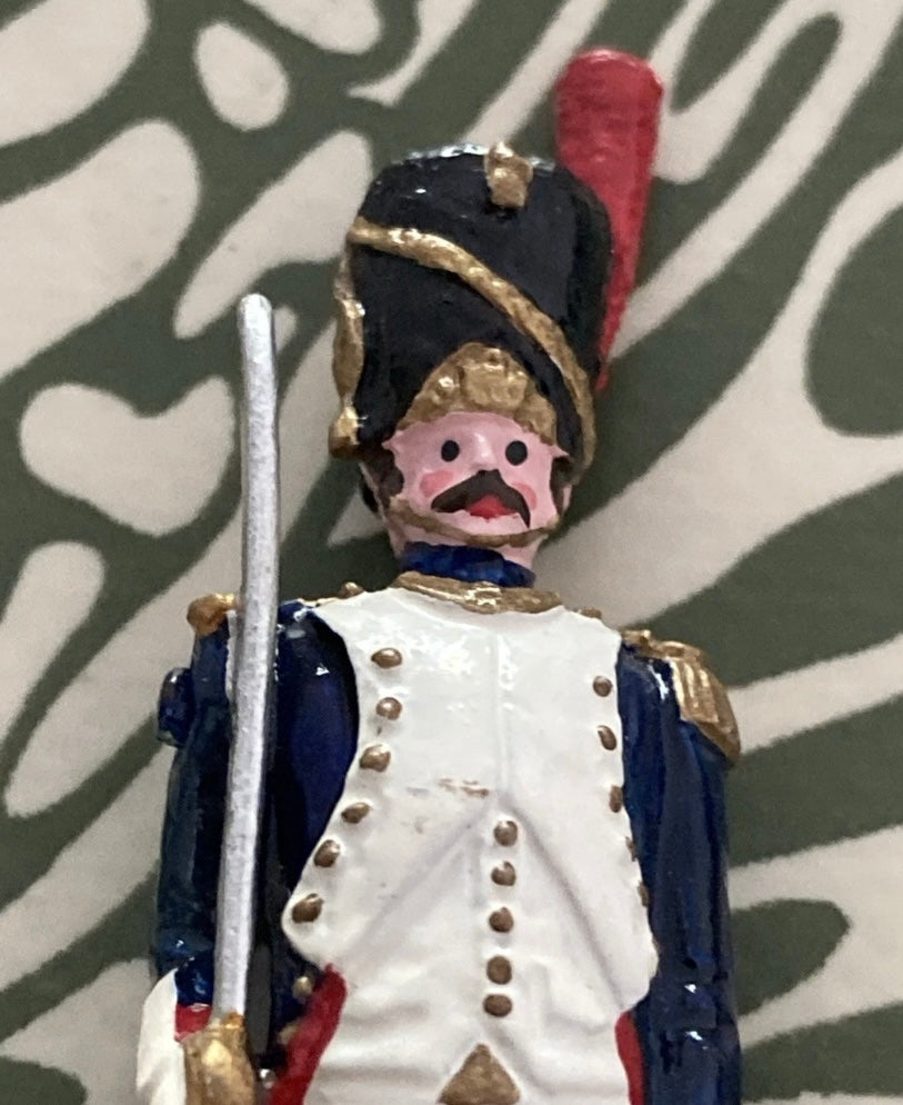 Figurine ancienne CBG Mignot en plomb métal. Premier Garde.