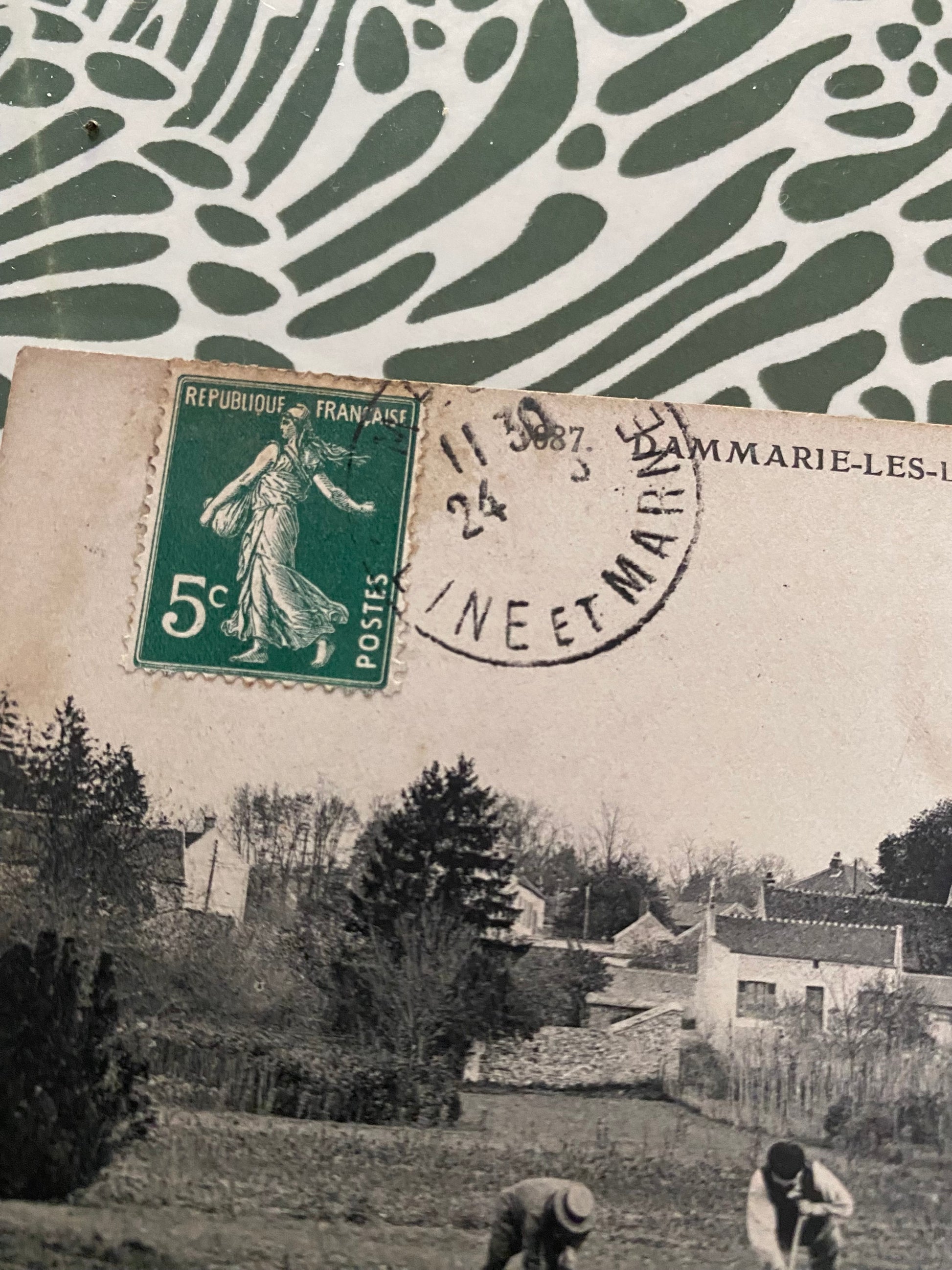 Carte postale ancienne Dammarie-Les-Lys. Vue de Farcy-Les-Lys.