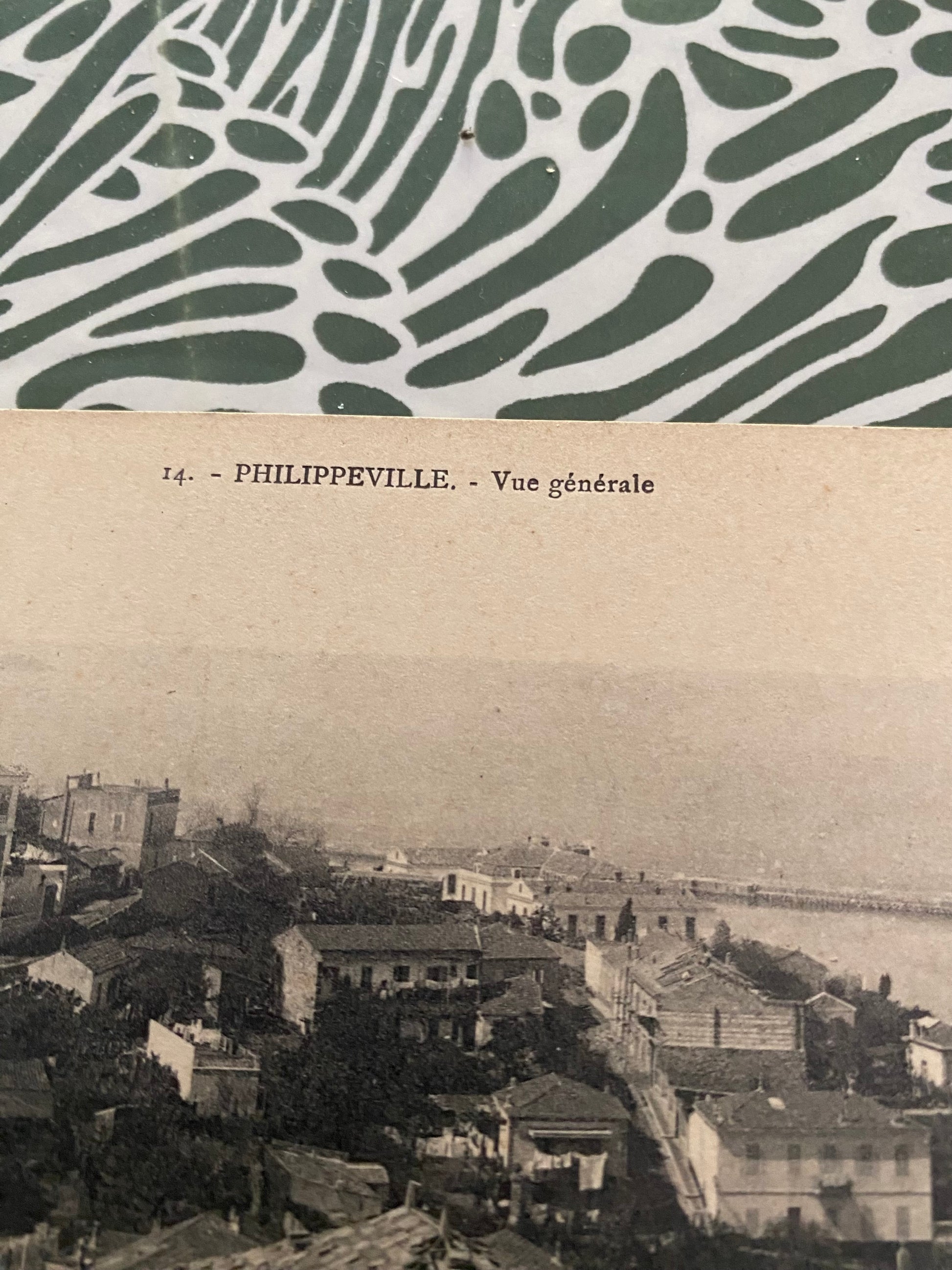 Carte postale ancienne Philippeville. Vue générale