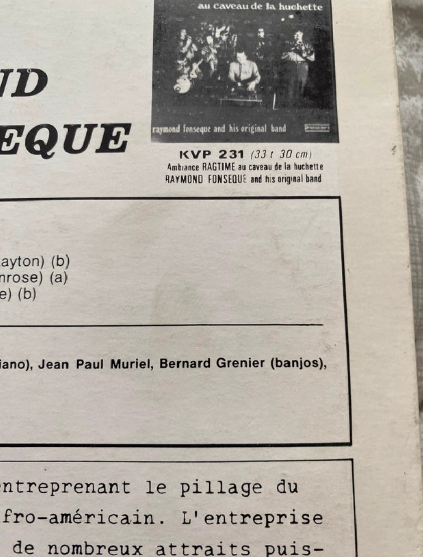 Disque vinyle 33 tours Bill Coleman. Accessible par l’original Jazz Band