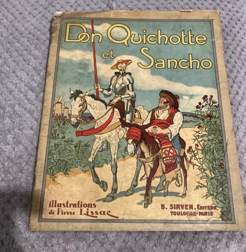 Livre BD ancien Don Quichotte et sancho P. Lissac. B. Sirven édition