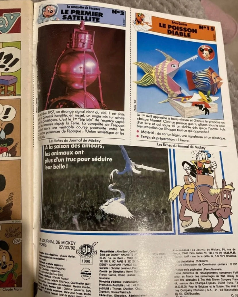 Bd ancienne le journal de Mickey numéro 2075
