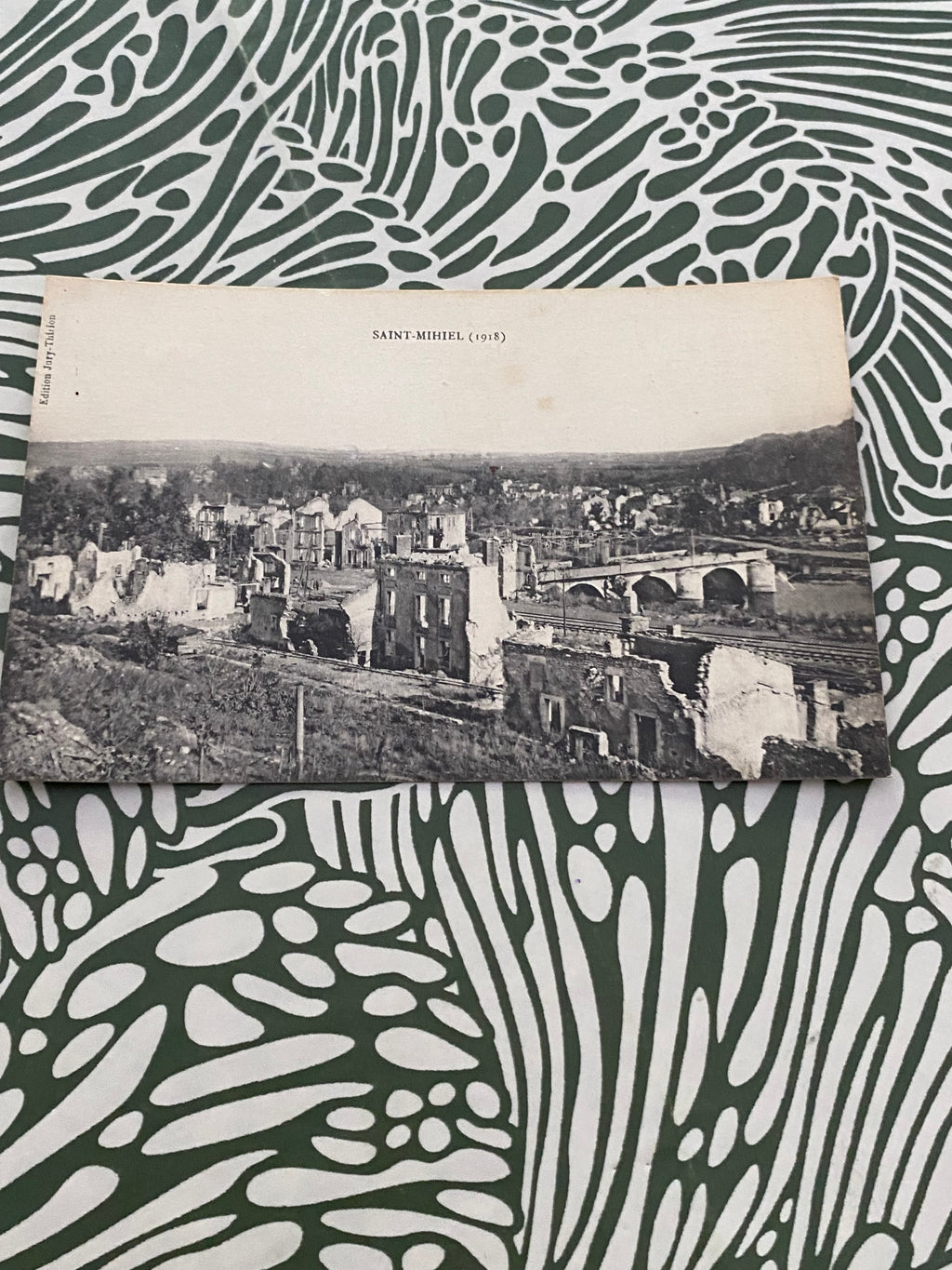 Carte postale ancienne guerre mondiale Saint Mihiel 1918.