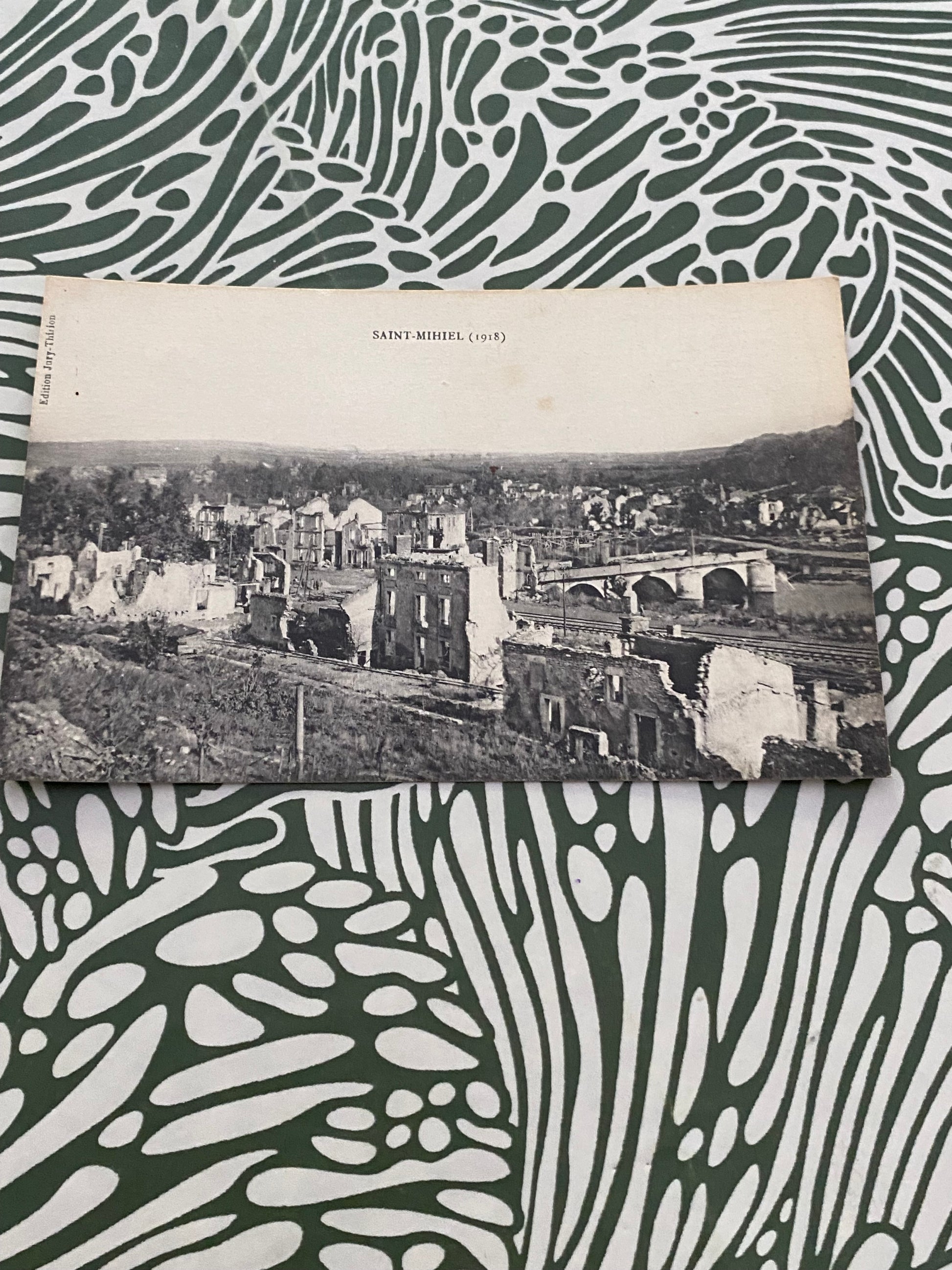 Carte postale ancienne guerre mondiale Saint Mihiel 1918.