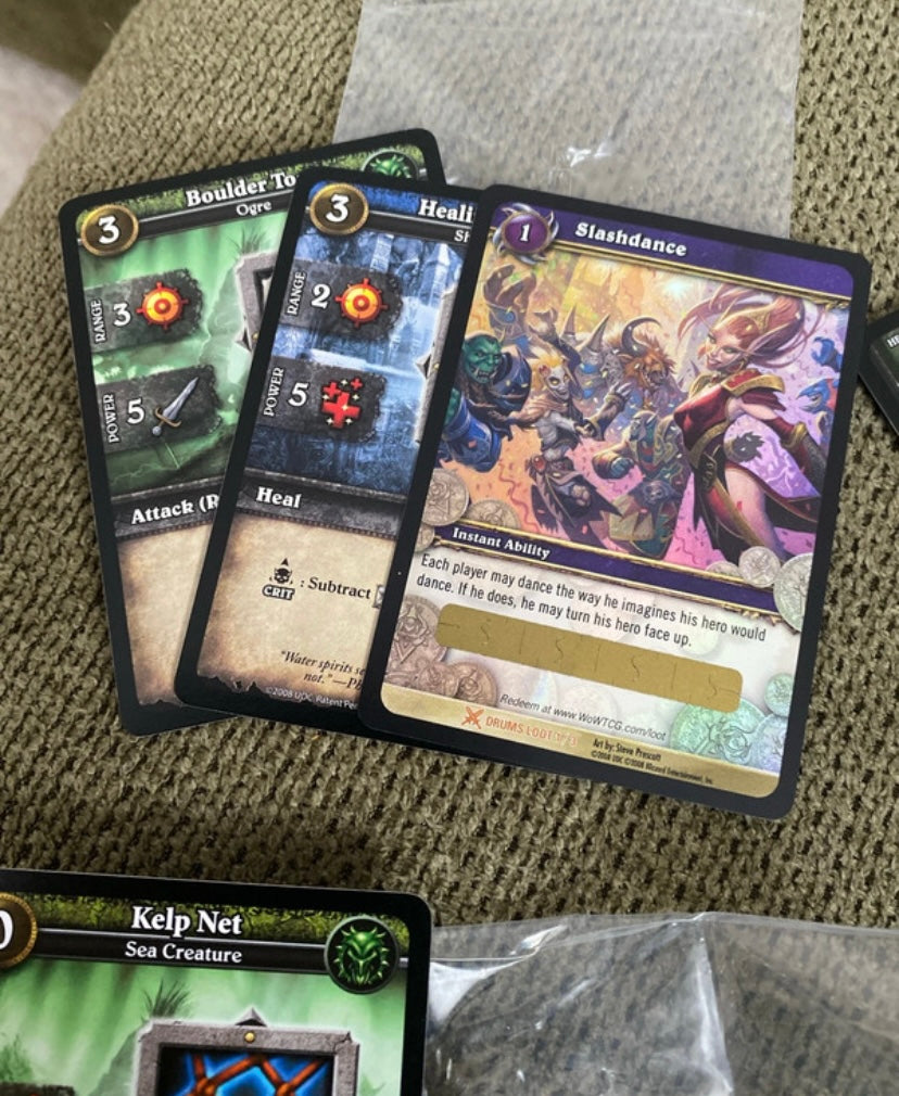 Cartes de collection World of Warcraft Lot de 10