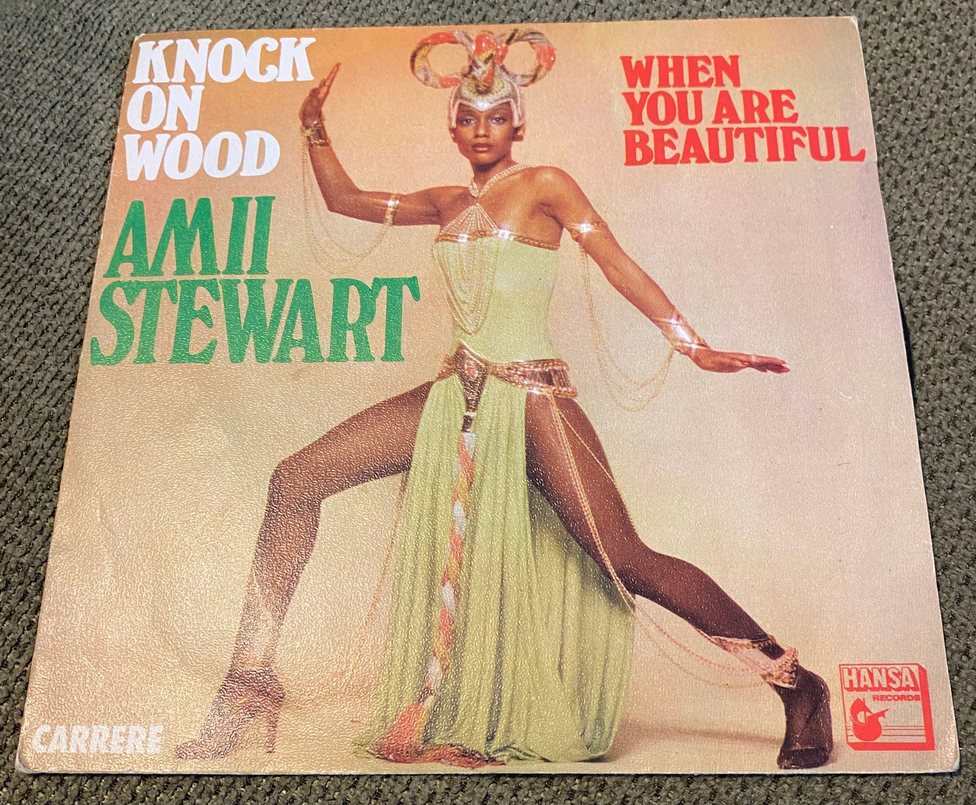 Disque vinyle 45 tours Amii Stewart. Knock on Wood