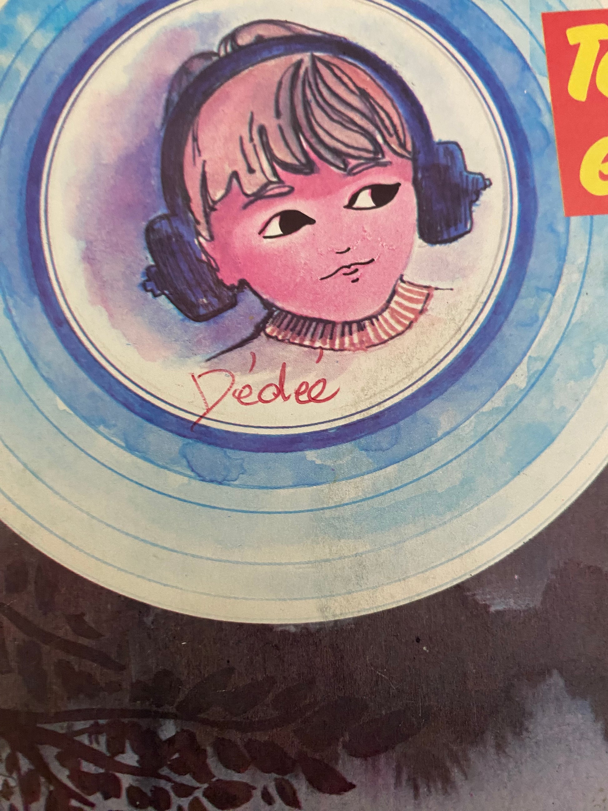 Disque vinyle 45 Tours Teddy, le chien et les routiers. Jacques Hourdeaux. Les routiers