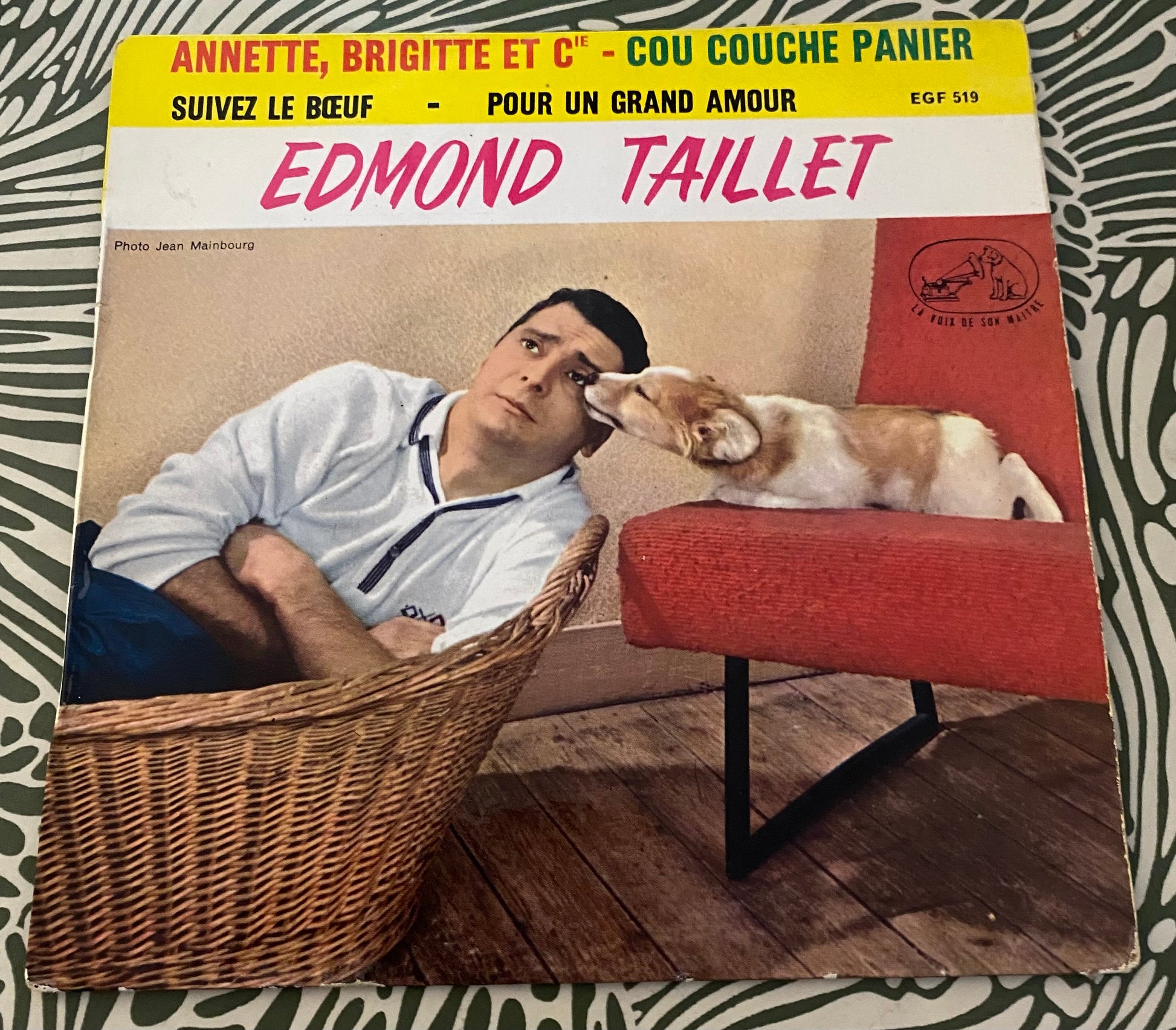 Disque vinyle 45 Tours Edmond Taillet. Annette Brigitte et Compagnie