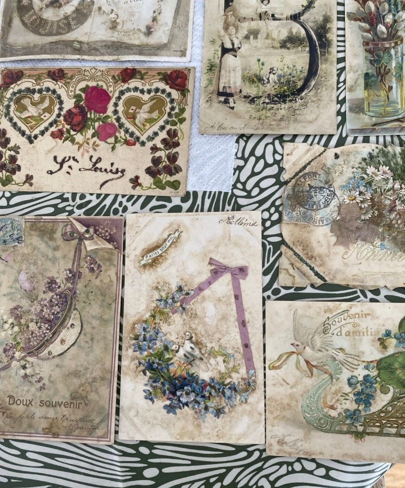 Cartes postales anciennes Fantasy début 1900 Lot de 15