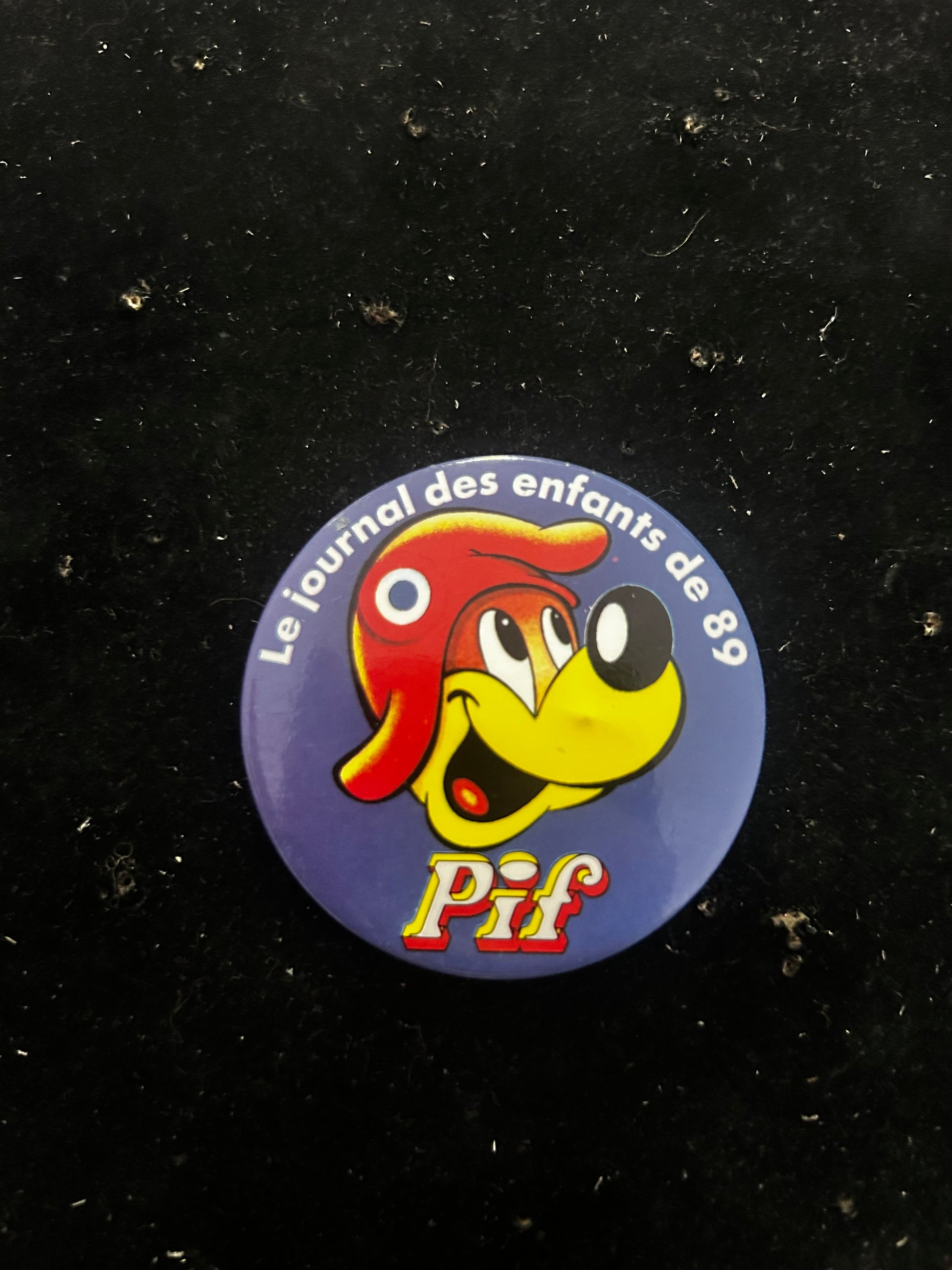 Badge Pif. Le journal des enfants 1989