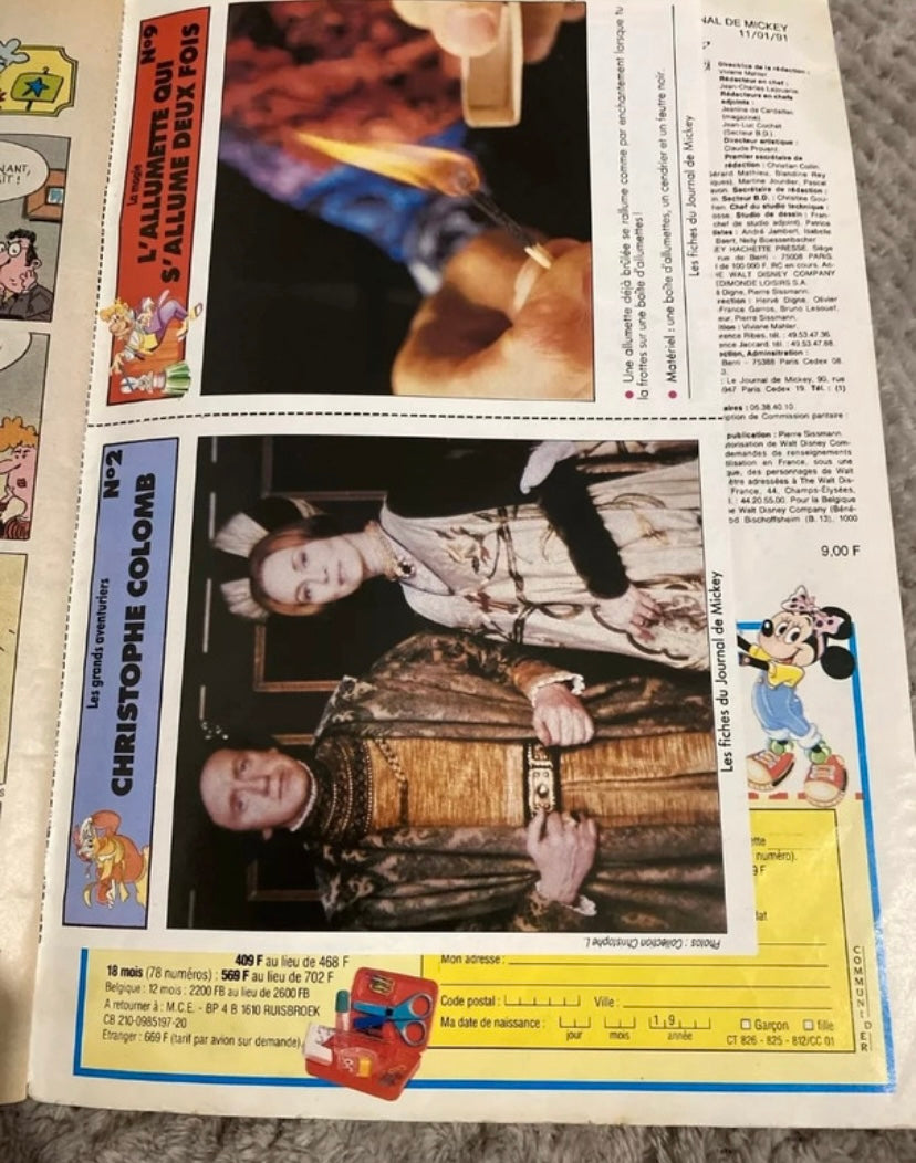 Bd ancienne le journal de Mickey numéro 2012