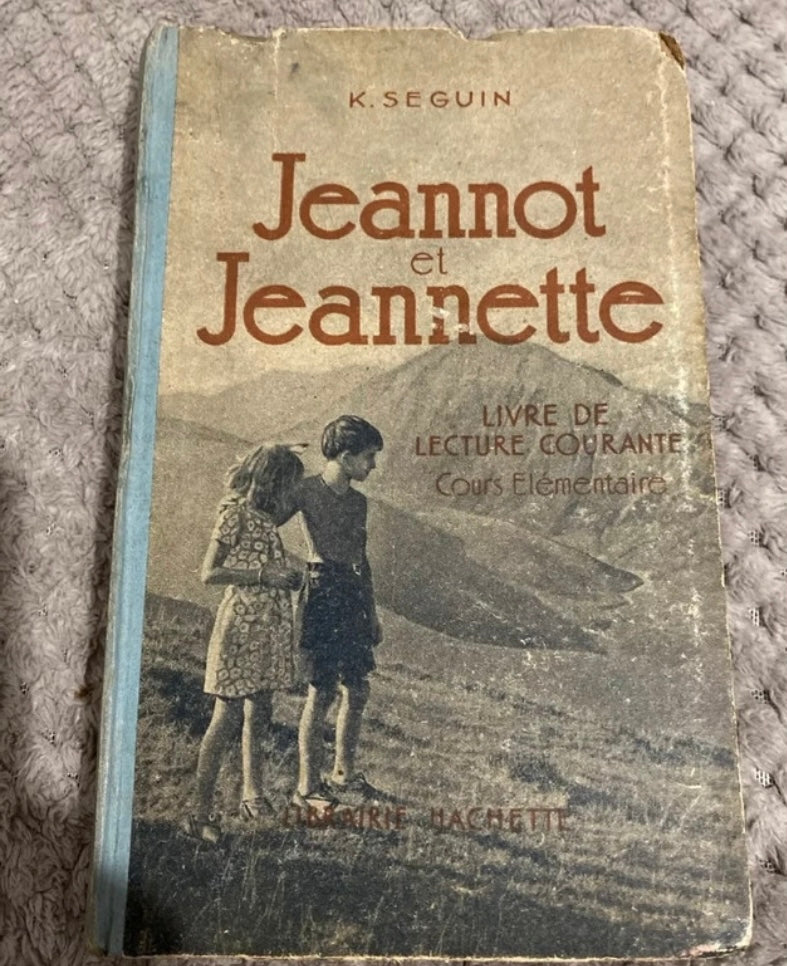 Livre ancien Jeannot et Jeannette. K. Seguin 1945