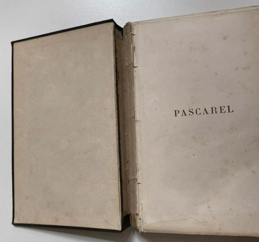 Livre ancien OUIDA Pascarel par J. Girardin. Édition originale 1878