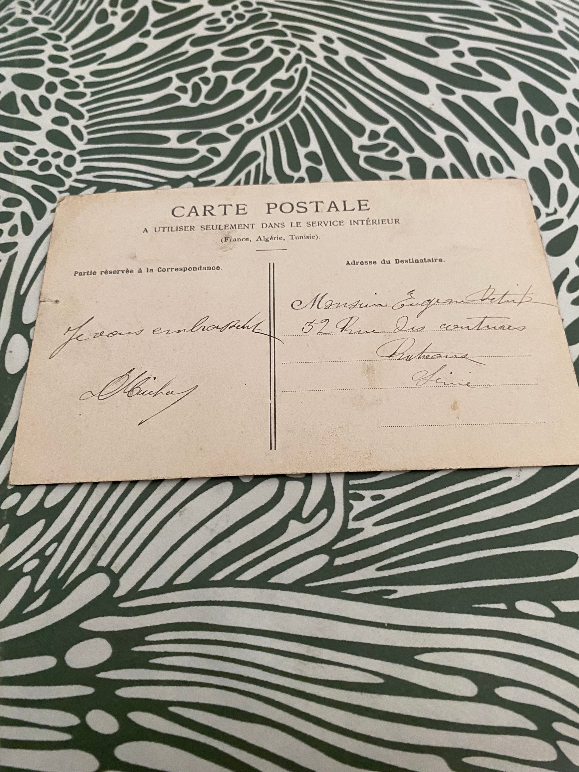 Carte postale ancienne coteau de Mons.