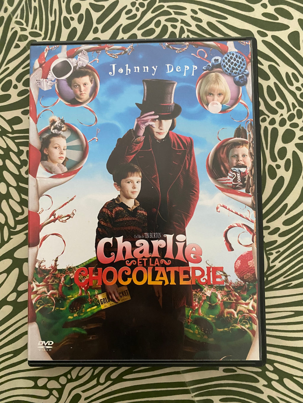 DVD Charlie et la Chocolaterie. Johnny Depp