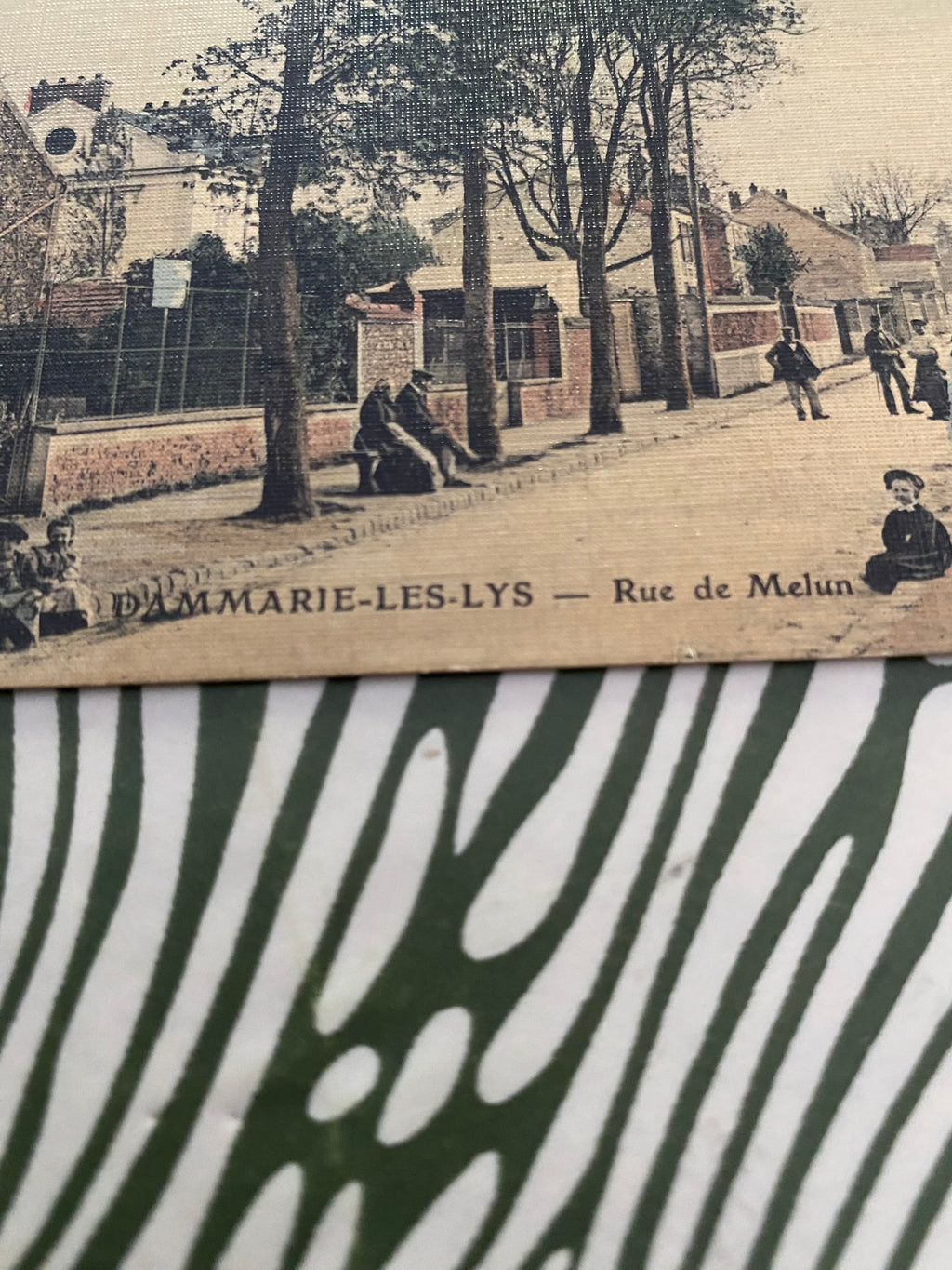 Carte postale ancienne Dammarie les Lys. Rue de Melun