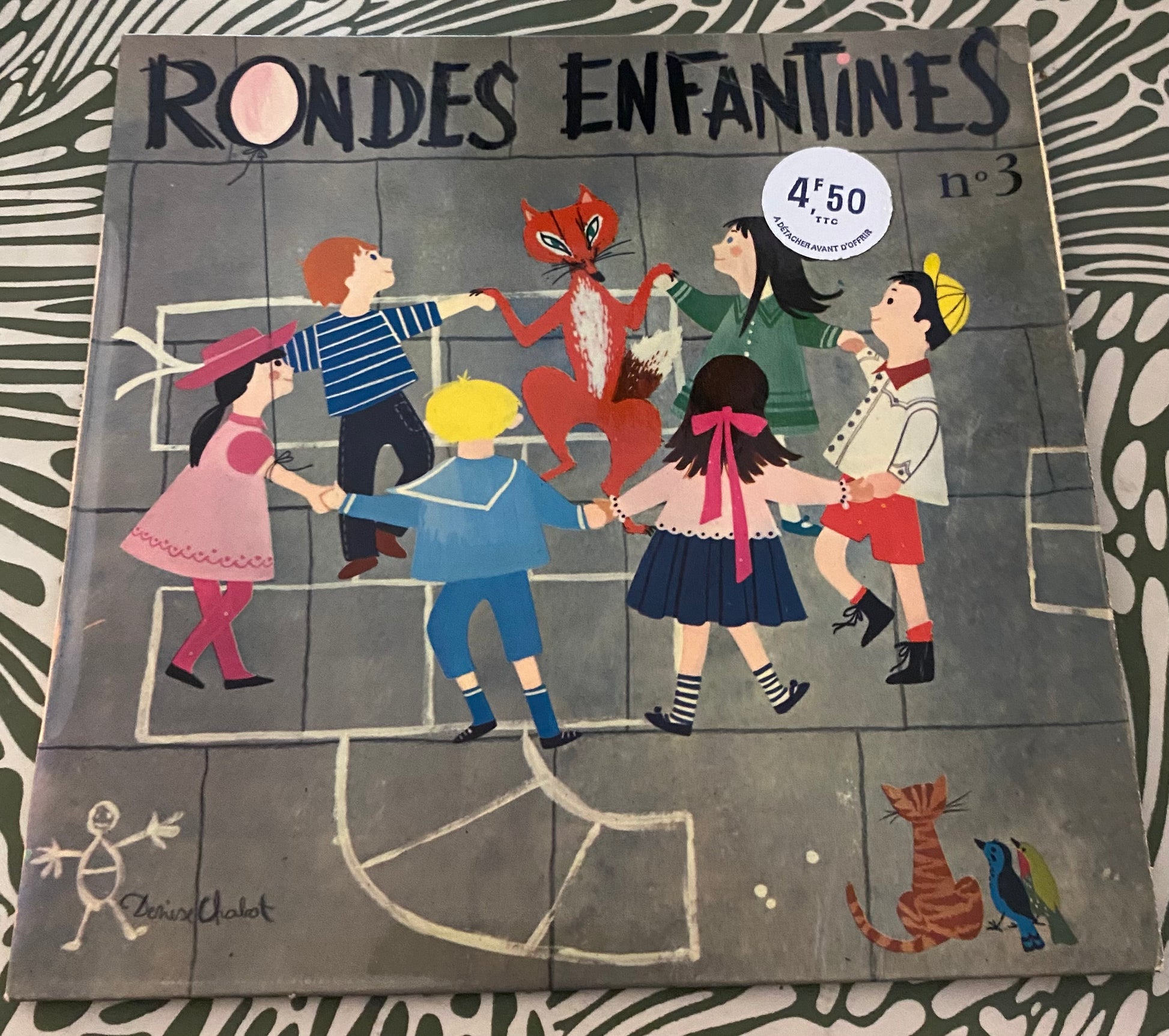 Disque vinyle Rondes enfantines numéro 3 PP26