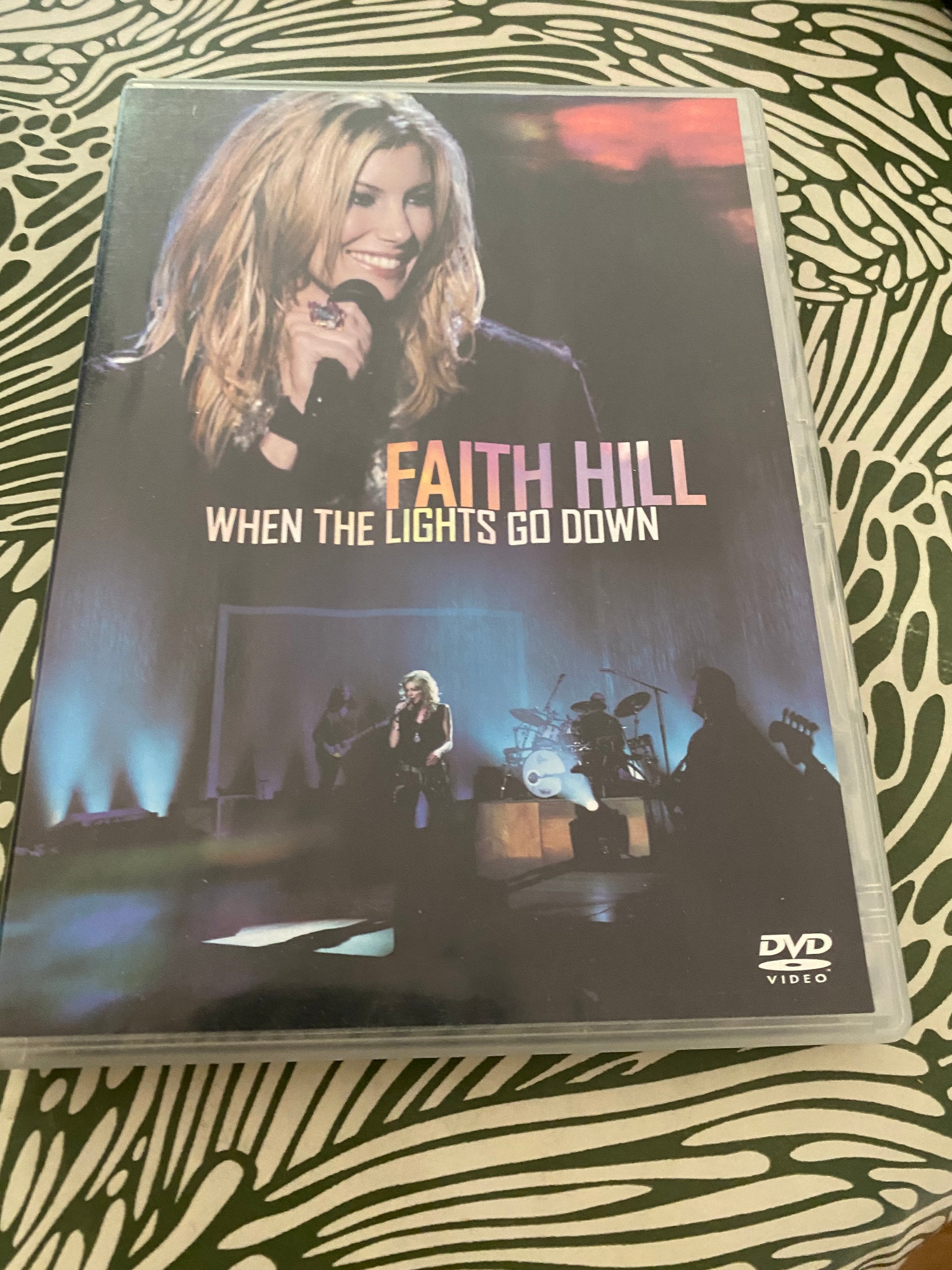 DVD Concert Faith Hill. When the lights go down