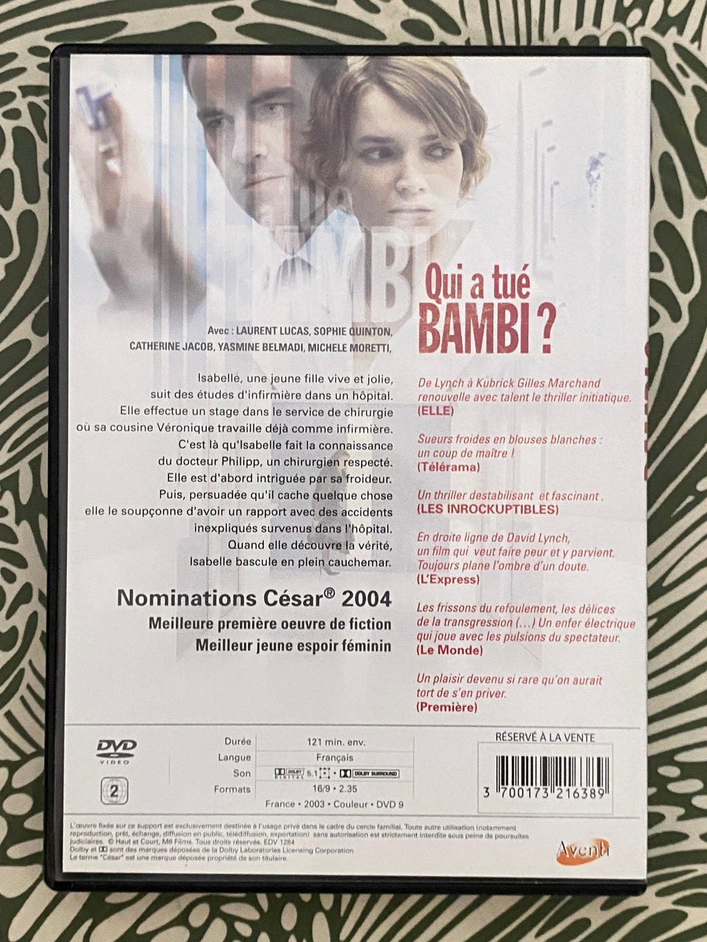 DVD film Qui a Tuer Bambi ?