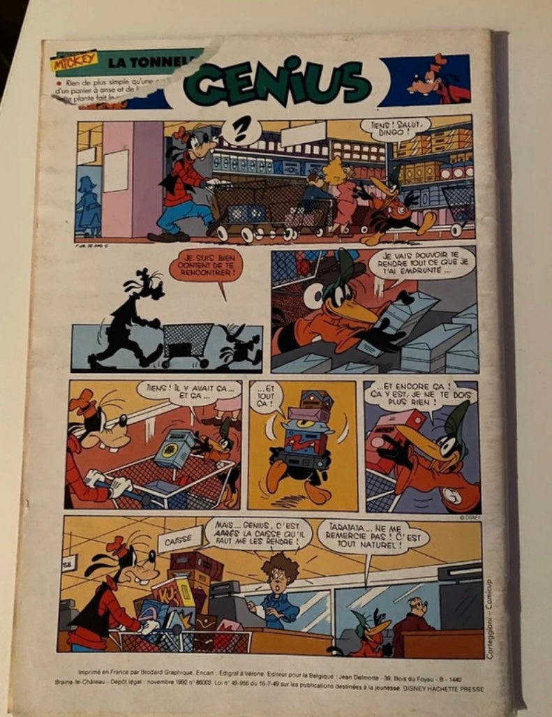 Bd ancienne le journal de Mickey numéro 2107