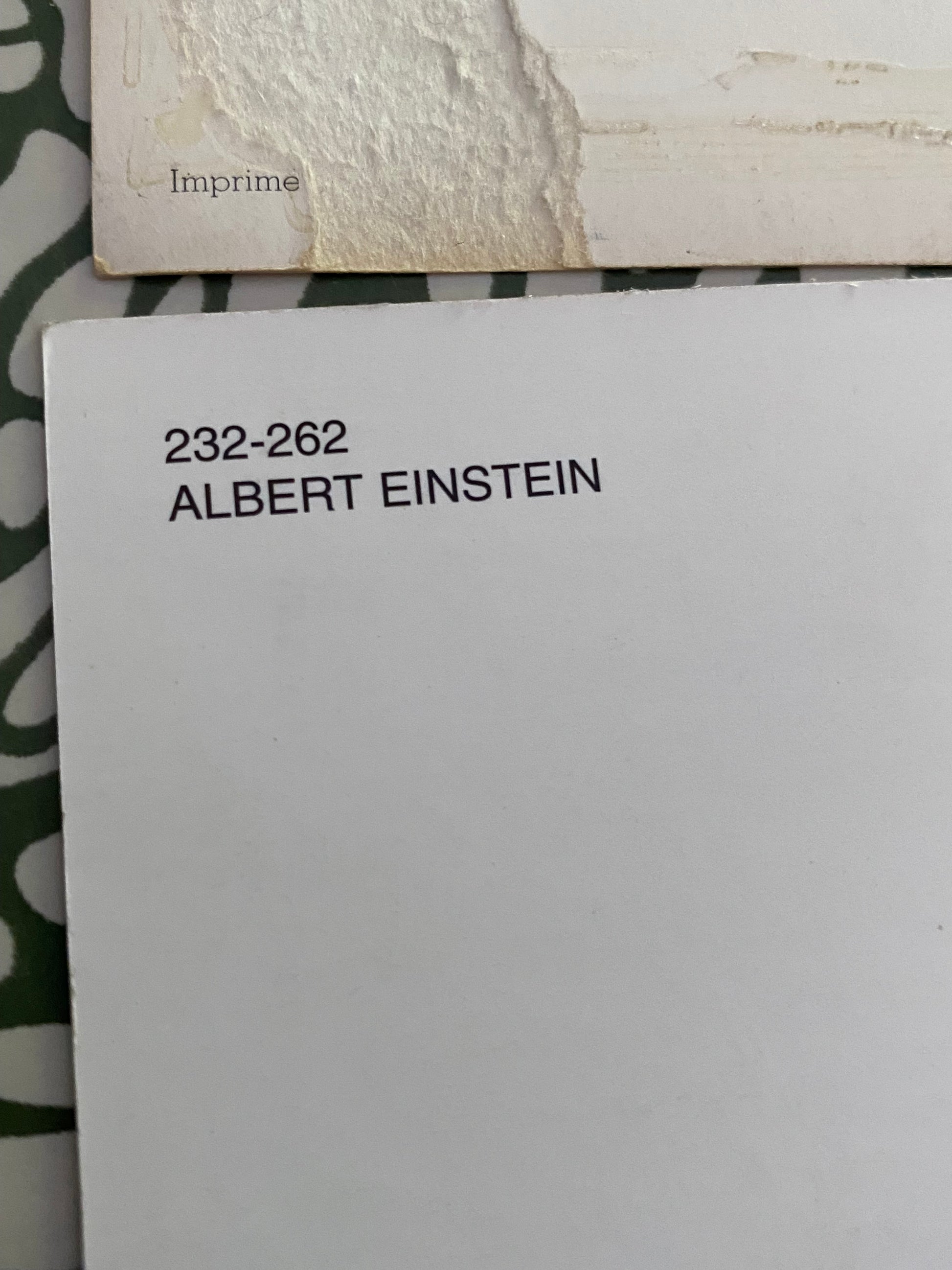 Cartes postales anciennes Albert Einstein Lot de 2