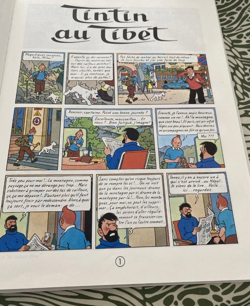 Bd Tintin au Tibet. Hergé Casterman.
